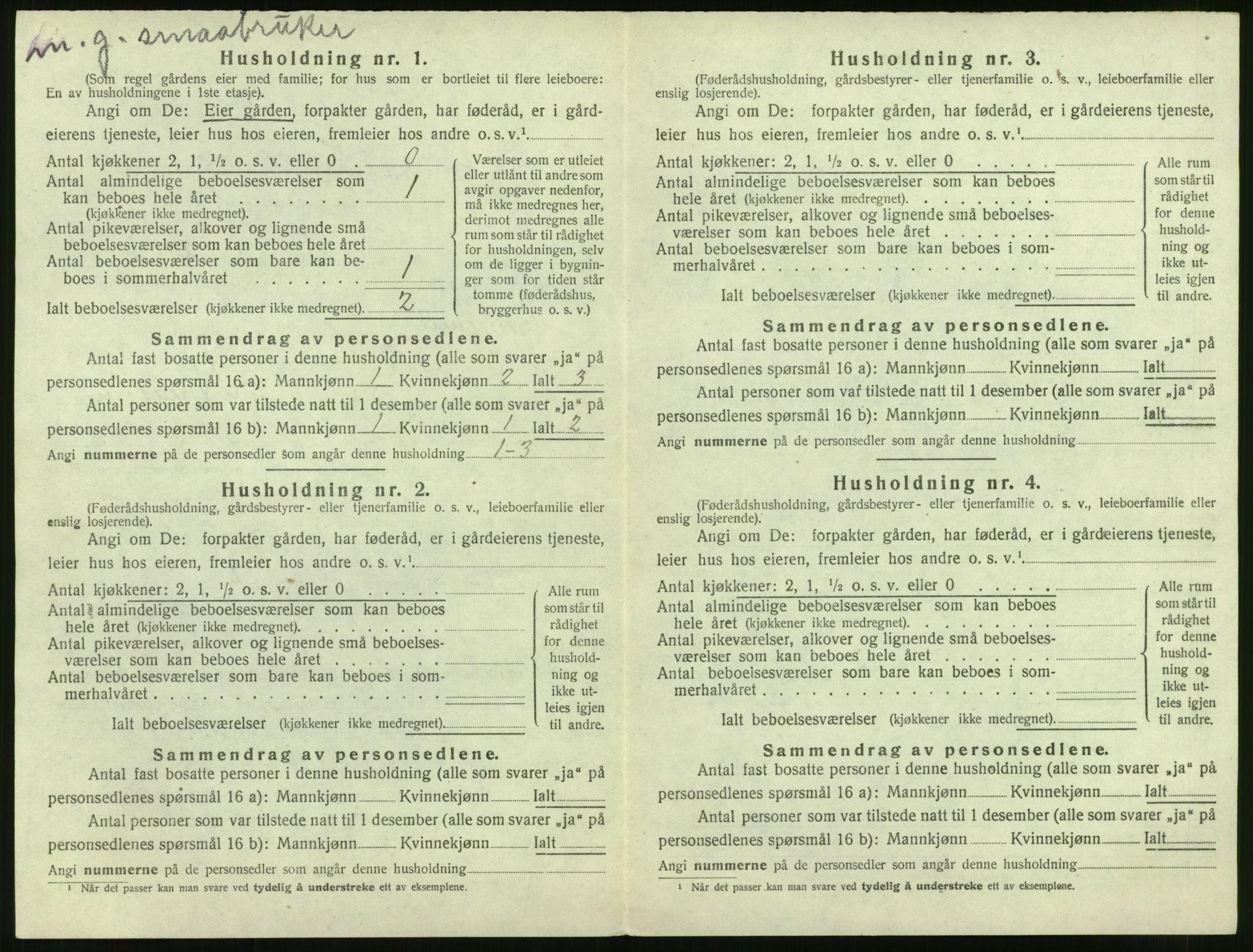 SAT, 1920 census for Sykkylven, 1920, p. 356