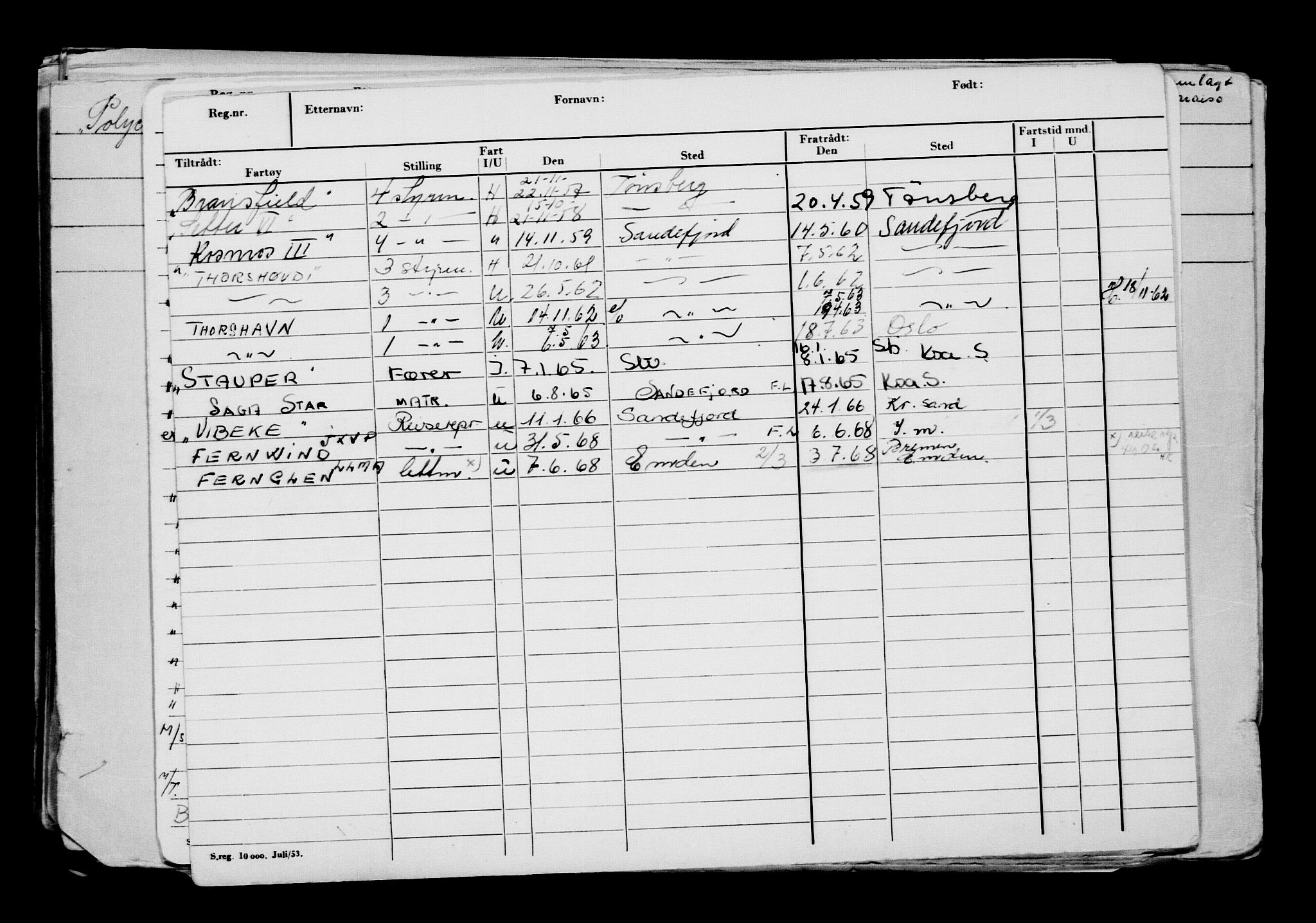 Direktoratet for sjømenn, AV/RA-S-3545/G/Gb/L0234: Hovedkort, 1924, p. 2