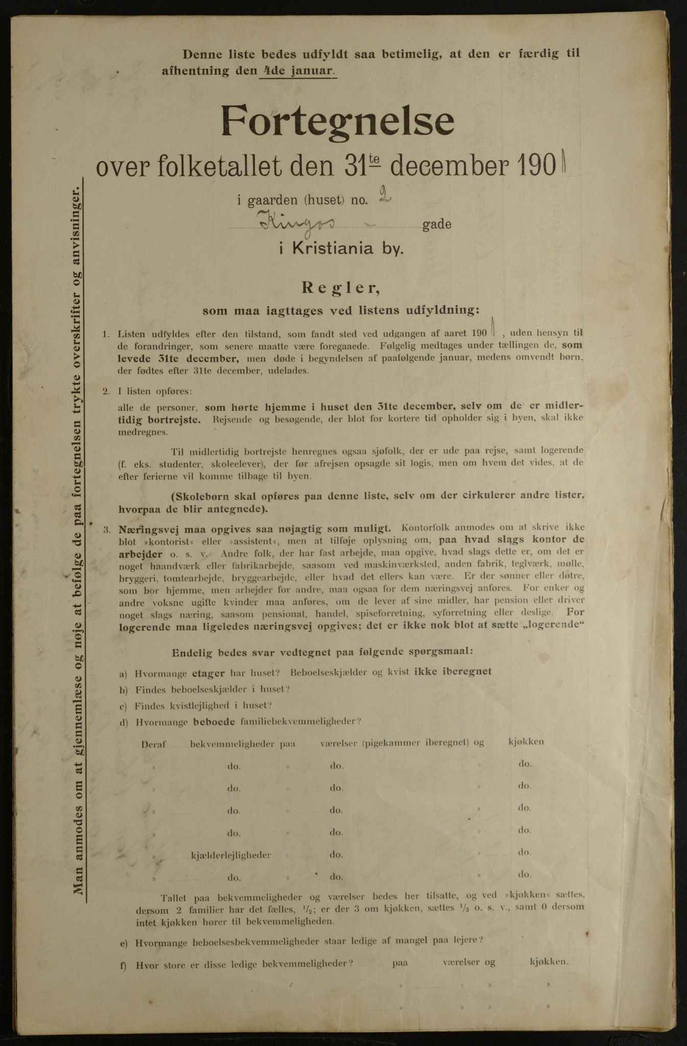 OBA, Municipal Census 1901 for Kristiania, 1901, p. 7723