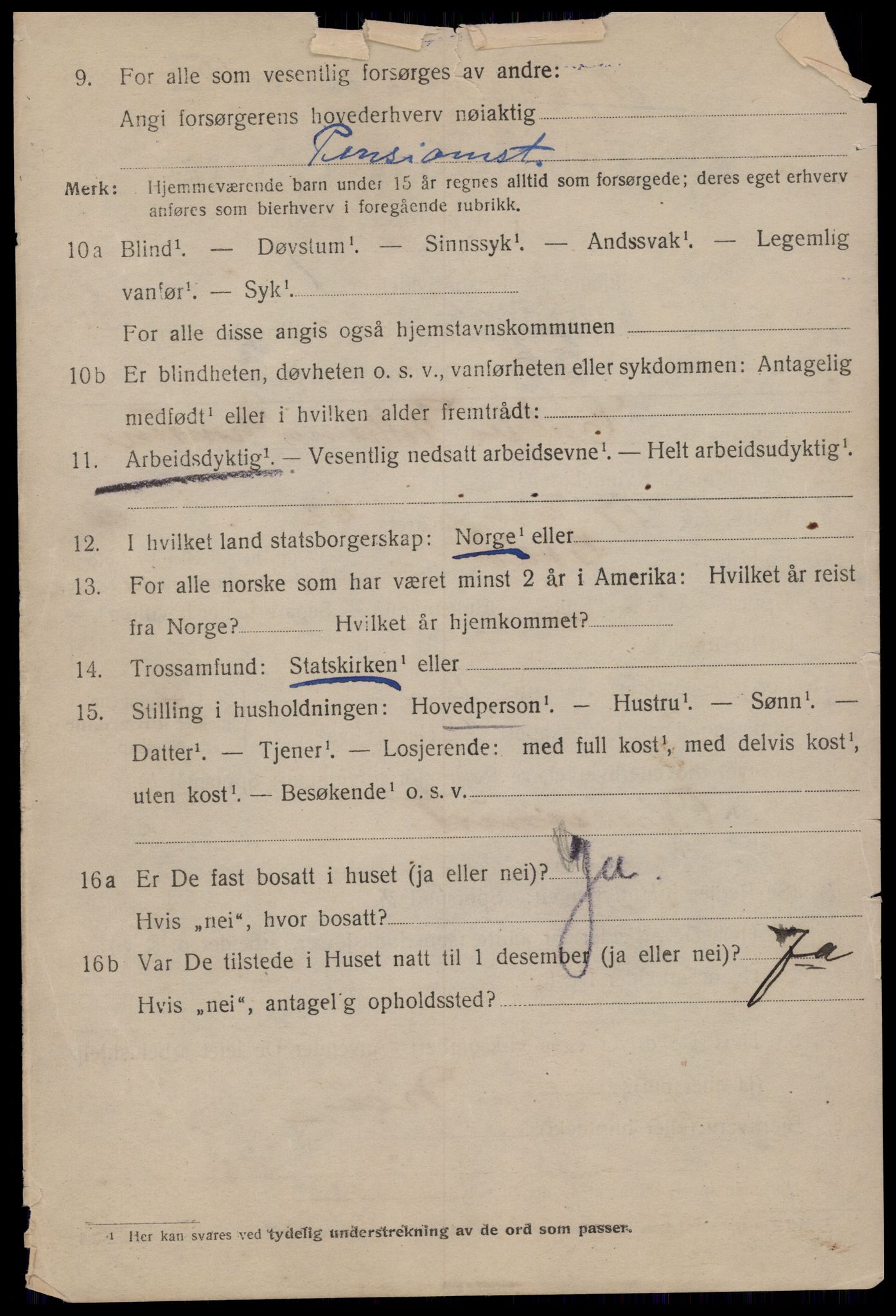 SAT, 1920 census for Trondheim, 1920, p. 38411