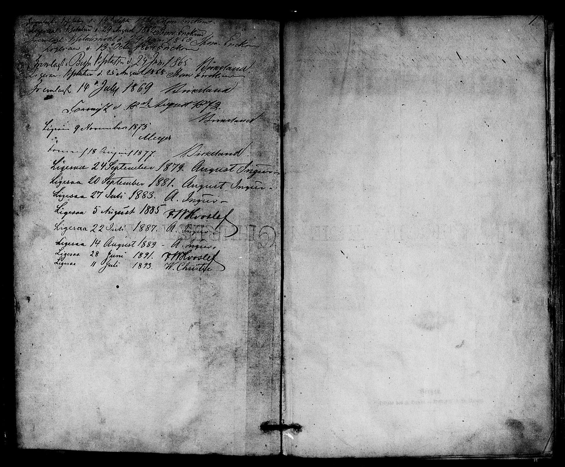 Solund sokneprestembete, SAB/A-81401: Parish register (copy) no. A 1, 1860-1893, p. 1