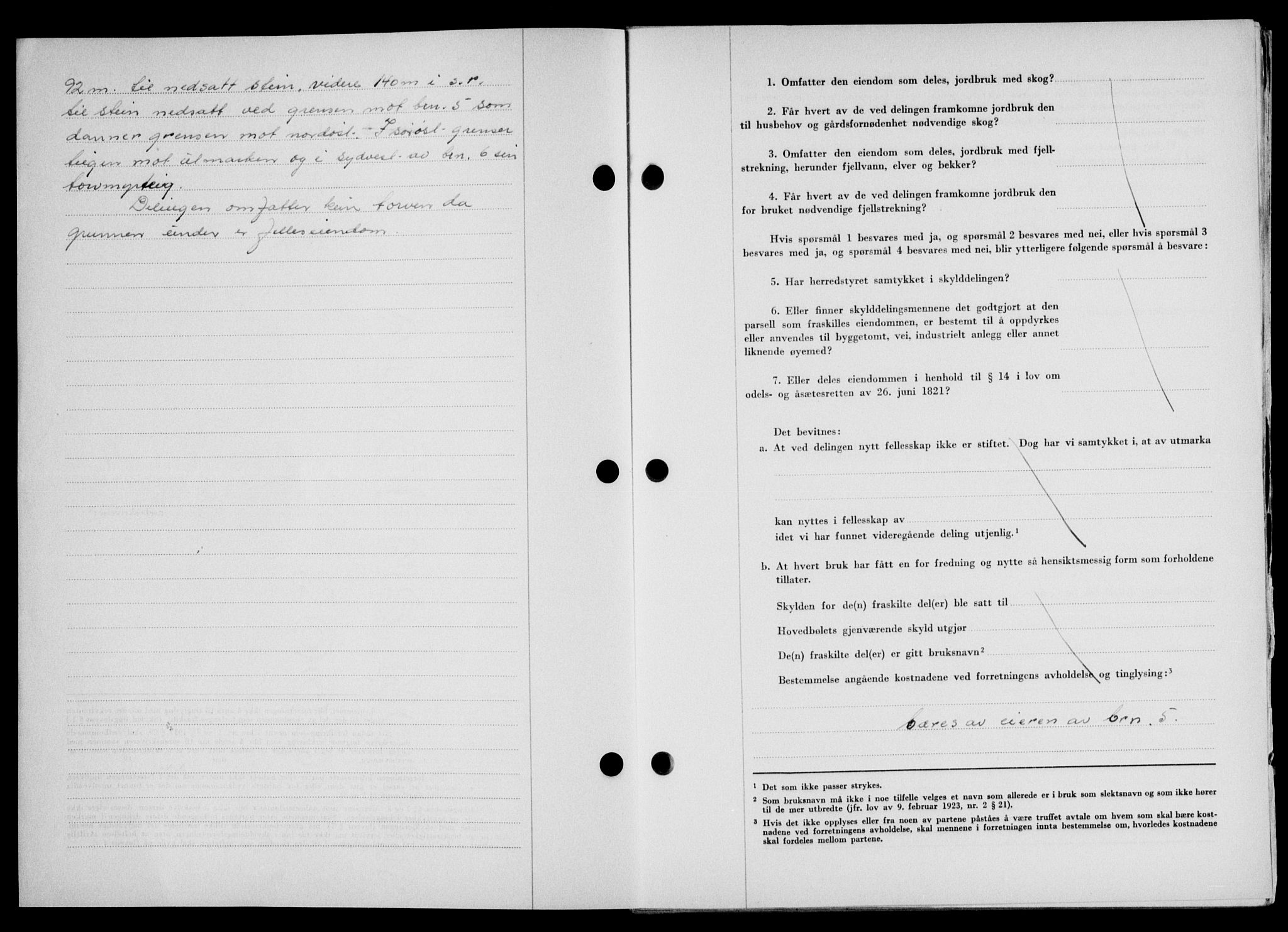 Lofoten sorenskriveri, SAT/A-0017/1/2/2C/L0021a: Mortgage book no. 21a, 1949-1949, Diary no: : 1578/1949