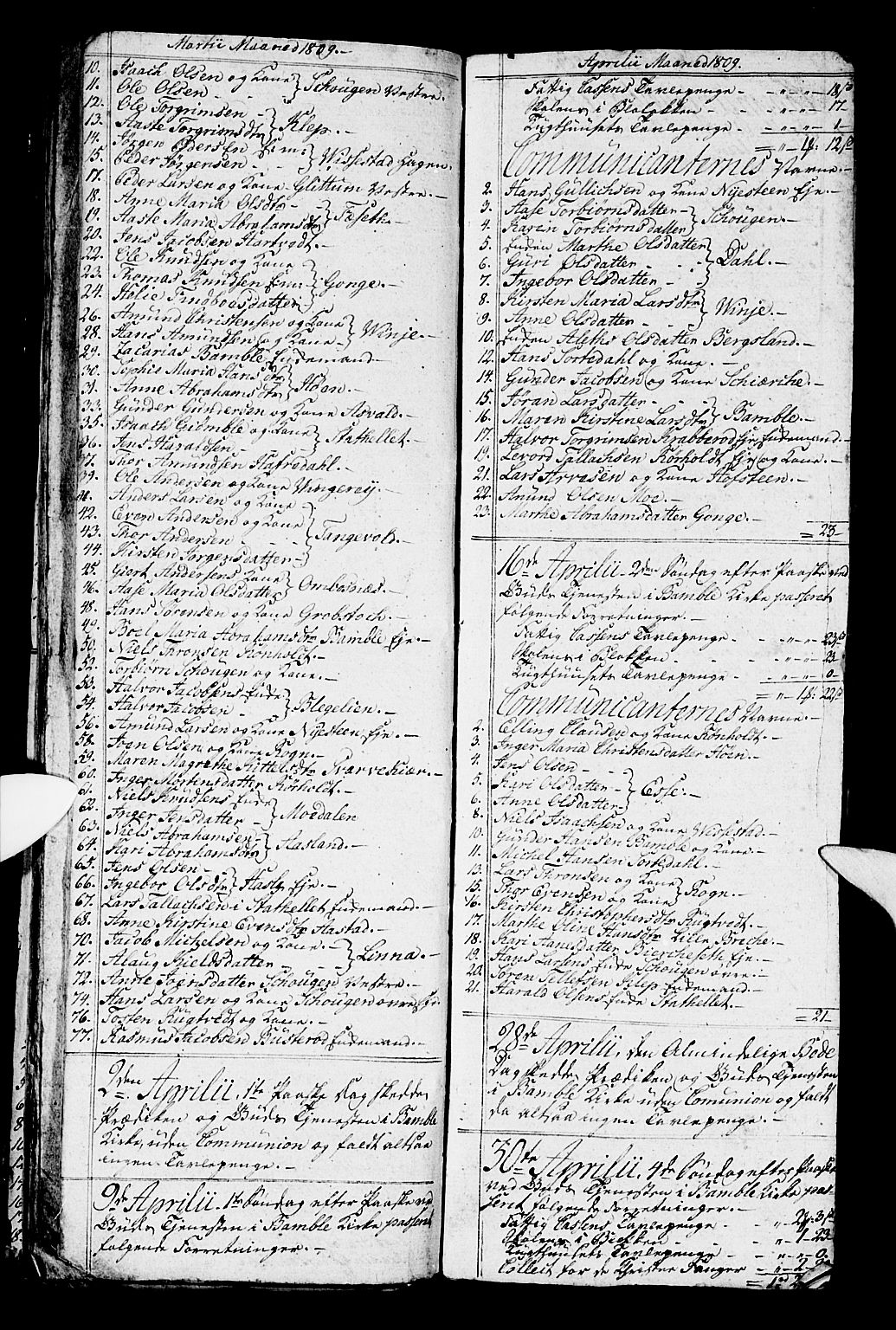 Bamble kirkebøker, AV/SAKO-A-253/G/Ga/L0004: Parish register (copy) no. I 4, 1808-1814