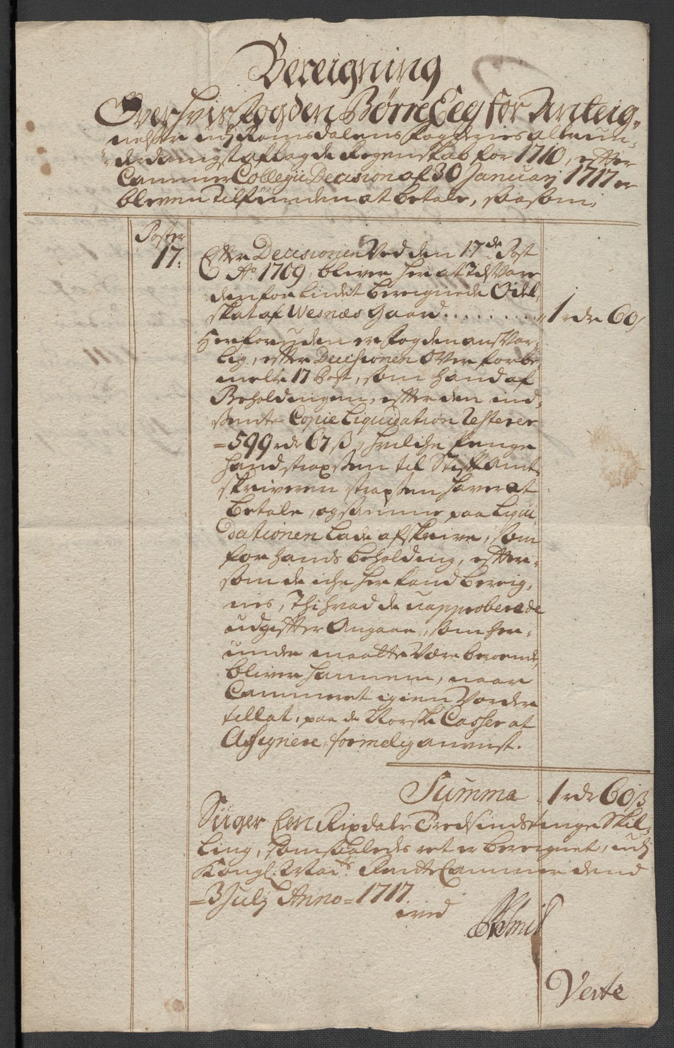 Rentekammeret inntil 1814, Reviderte regnskaper, Fogderegnskap, RA/EA-4092/R55/L3659: Fogderegnskap Romsdal, 1709-1710, p. 478