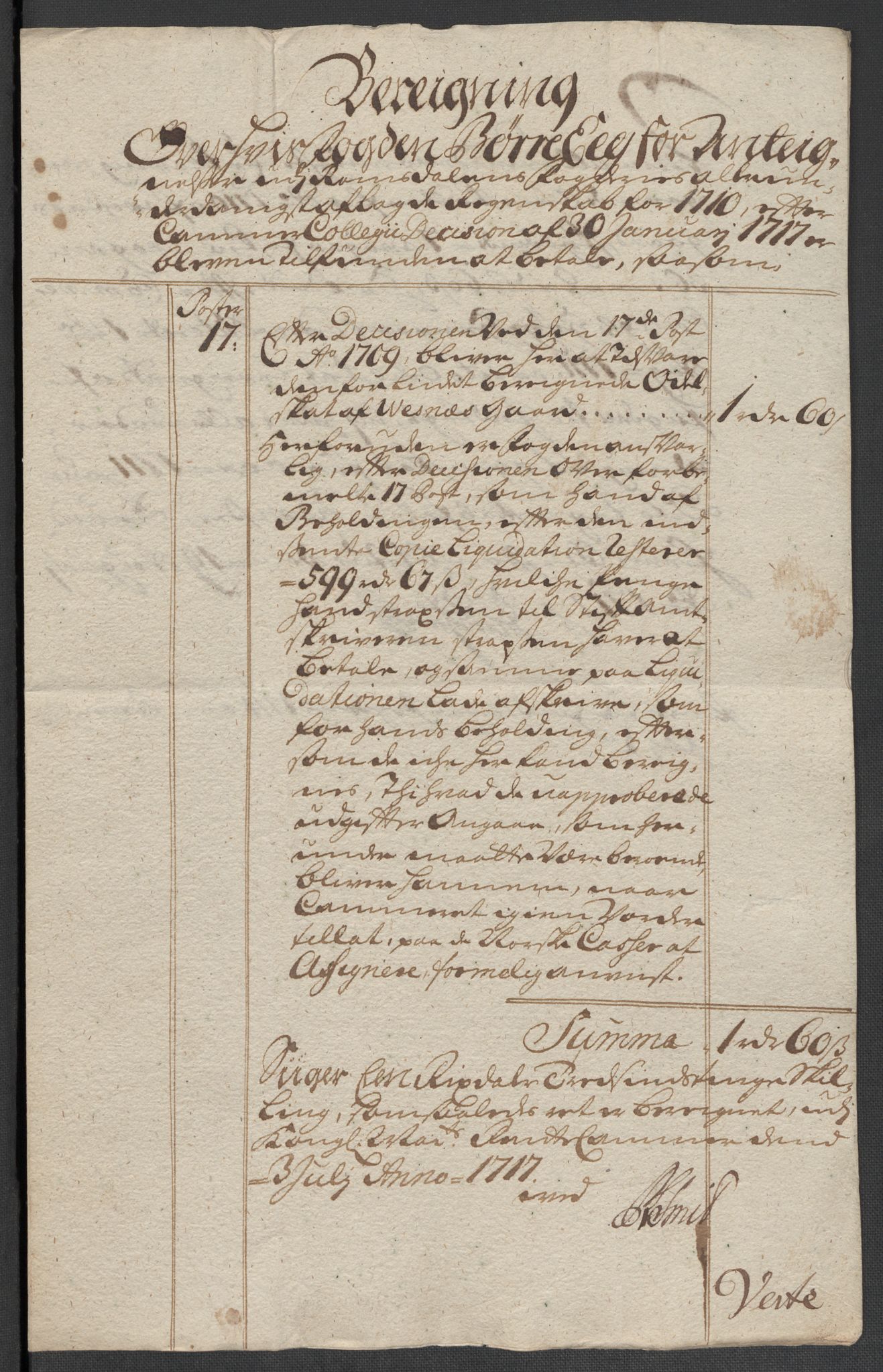 Rentekammeret inntil 1814, Reviderte regnskaper, Fogderegnskap, AV/RA-EA-4092/R55/L3659: Fogderegnskap Romsdal, 1709-1710, p. 478