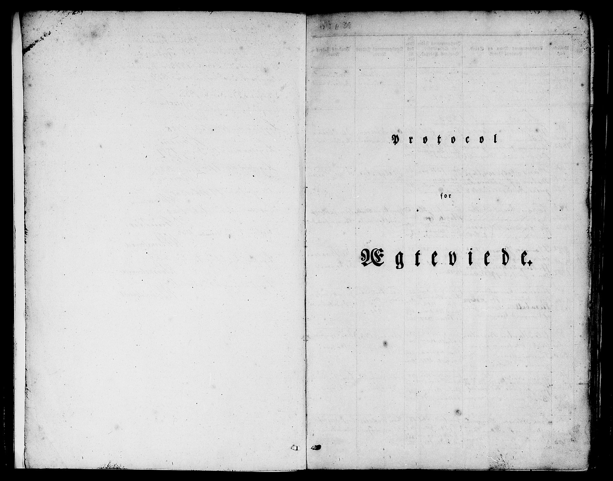 Nykirken Sokneprestembete, SAB/A-77101/H/Hab: Parish register (copy) no. D 1, 1832-1867, p. 1