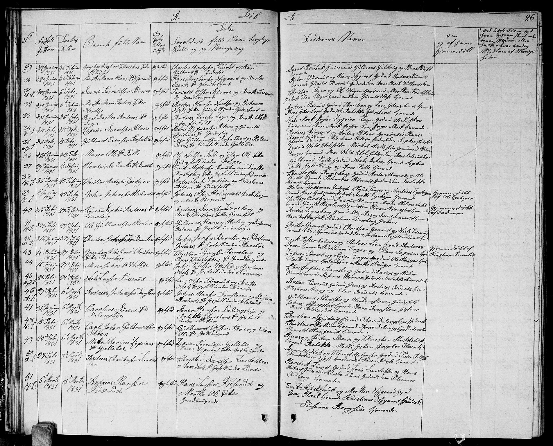 Høland prestekontor Kirkebøker, AV/SAO-A-10346a/G/Ga/L0002: Parish register (copy) no. I 2, 1827-1845, p. 26