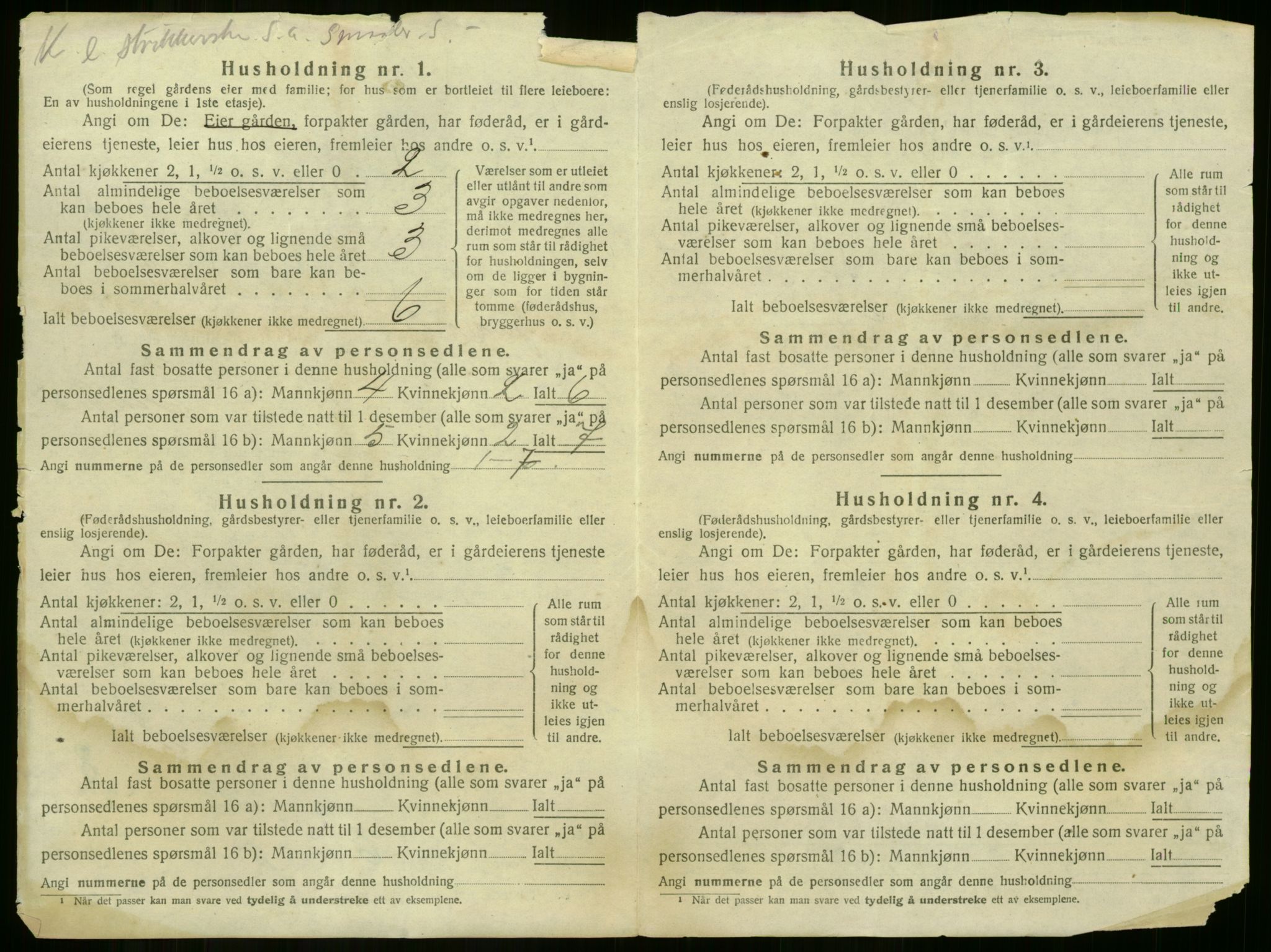 SAKO, 1920 census for Uvdal, 1920, p. 626