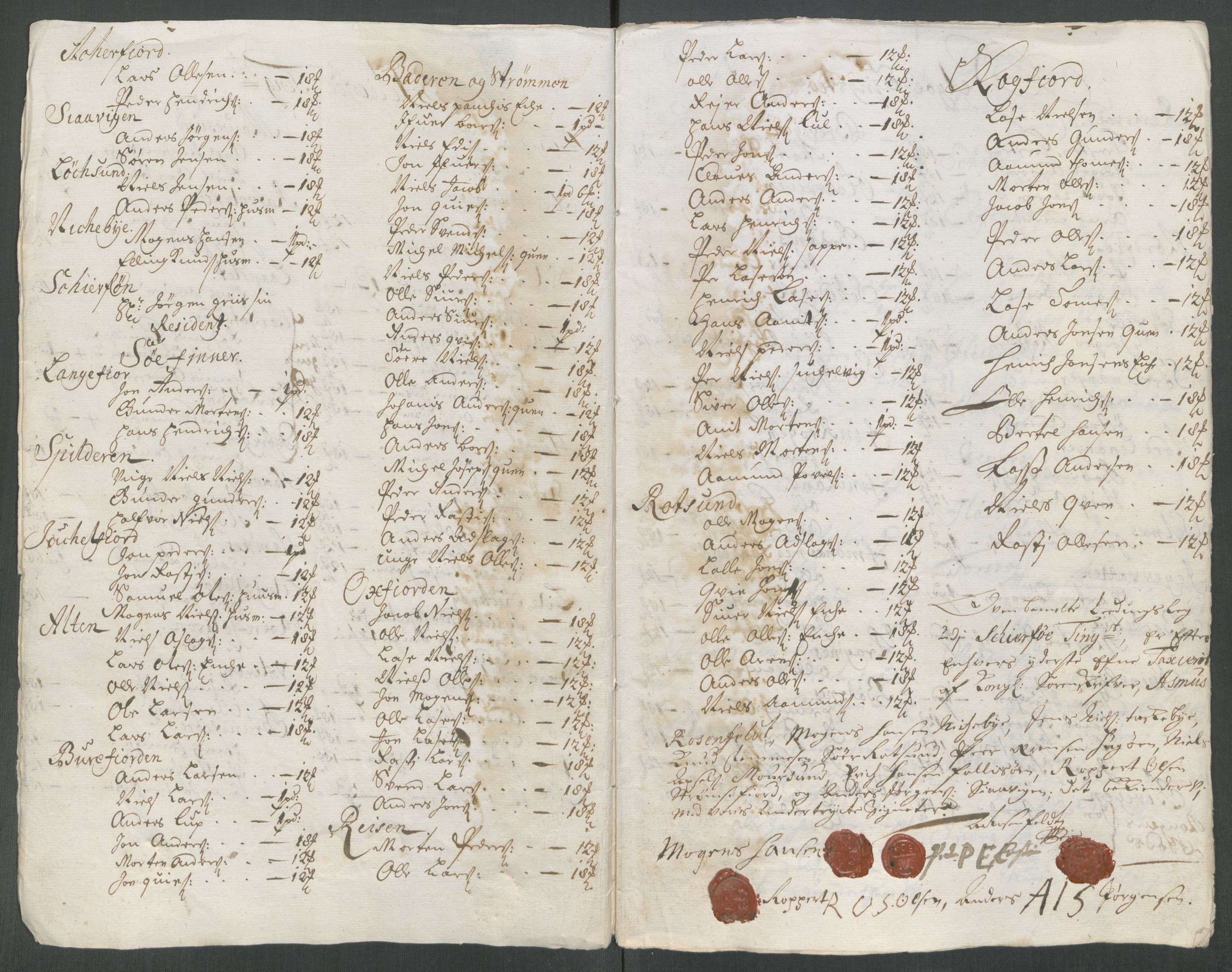 Rentekammeret inntil 1814, Reviderte regnskaper, Fogderegnskap, AV/RA-EA-4092/R68/L4762: Fogderegnskap Senja og Troms, 1716, p. 173