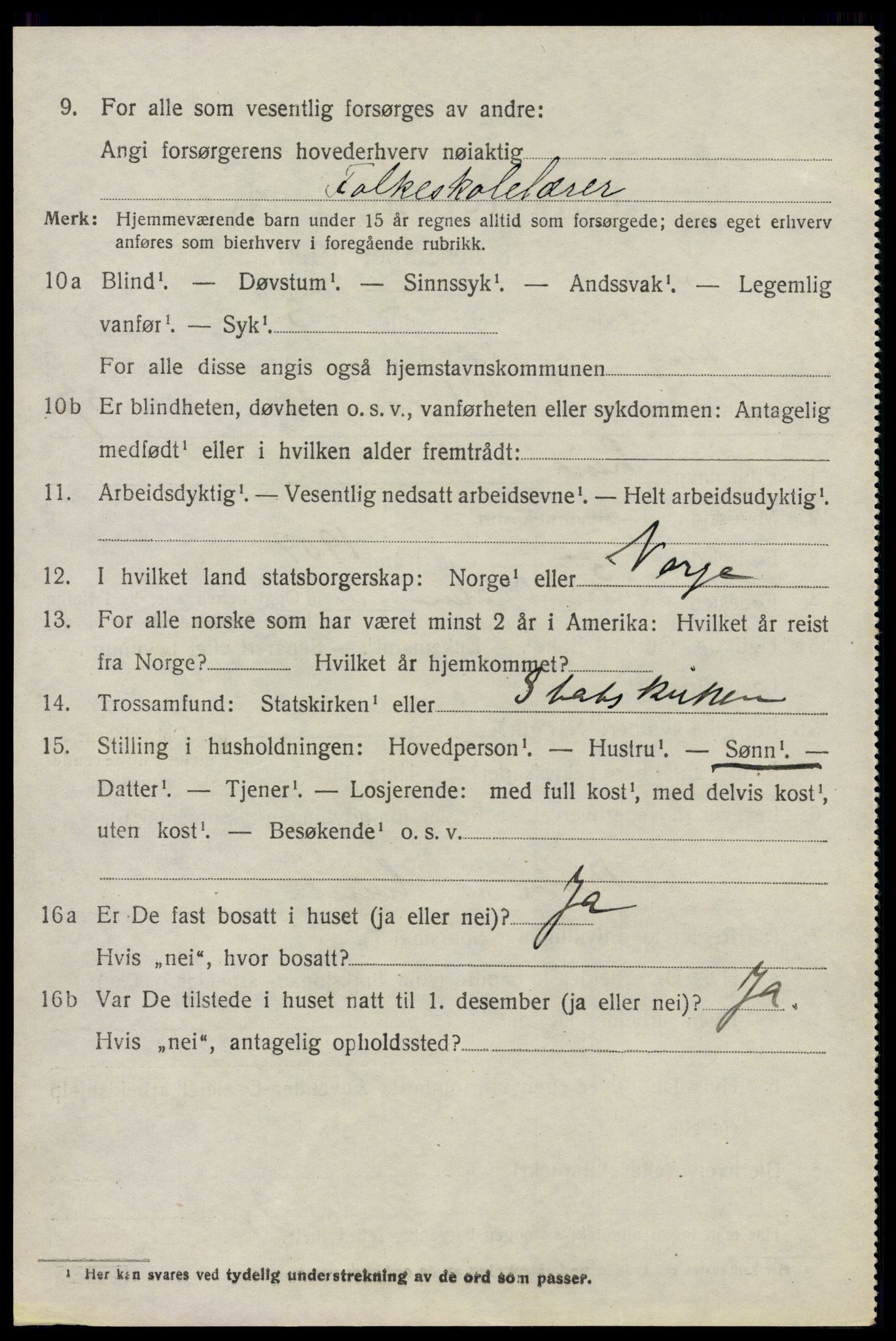 SAO, 1920 census for Moss land district, 1920, p. 2686