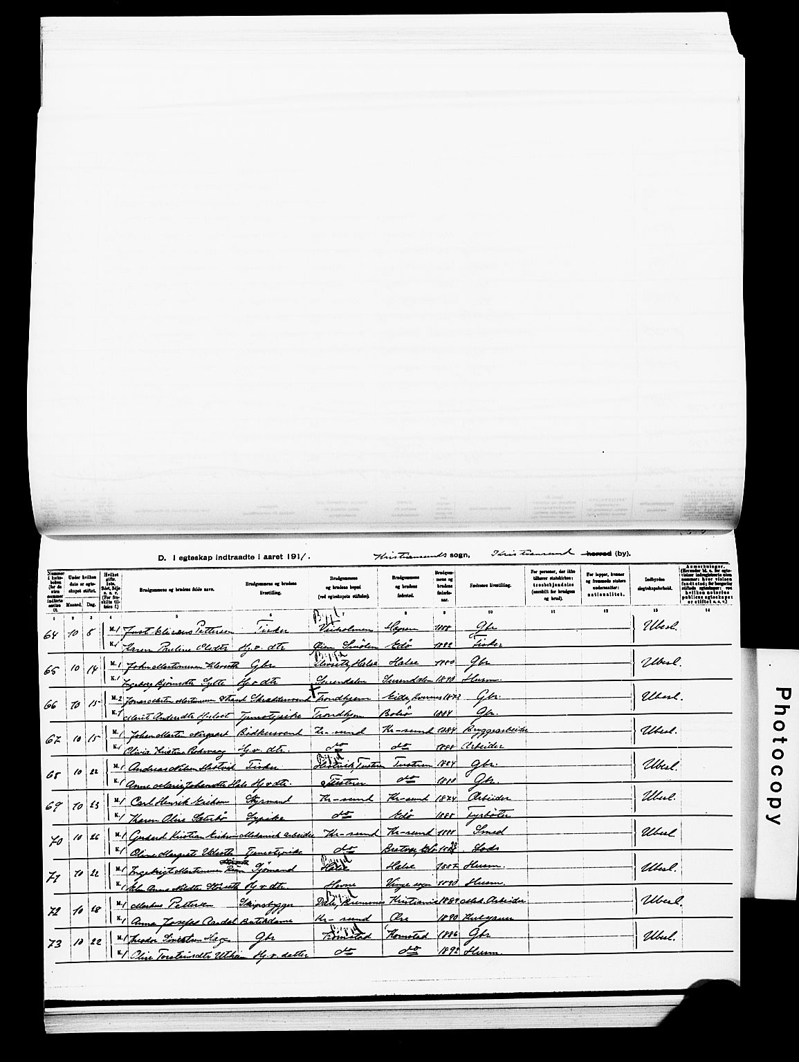 Ministerialprotokoller, klokkerbøker og fødselsregistre - Møre og Romsdal, AV/SAT-A-1454/572/L0859: Parish register (official) no. 572D03, 1903-1916