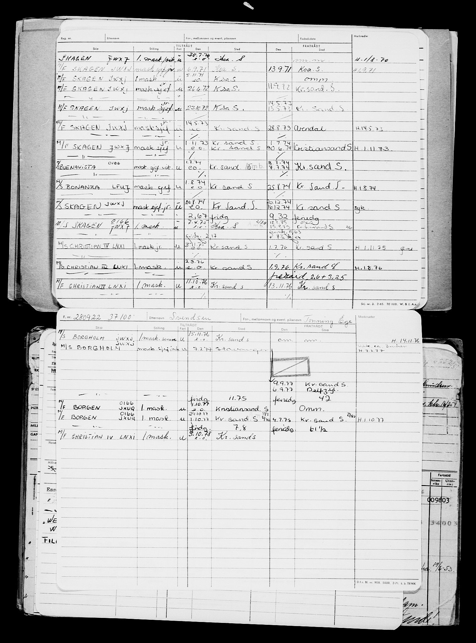 Direktoratet for sjømenn, RA/S-3545/G/Gb/L0210: Hovedkort, 1922, p. 904