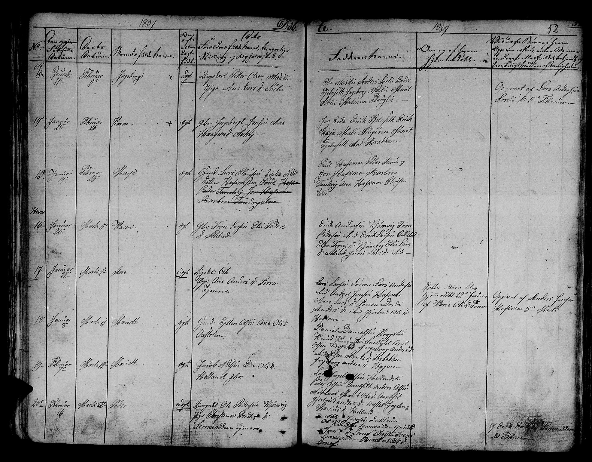 Ministerialprotokoller, klokkerbøker og fødselsregistre - Sør-Trøndelag, AV/SAT-A-1456/630/L0492: Parish register (official) no. 630A05, 1830-1840, p. 52