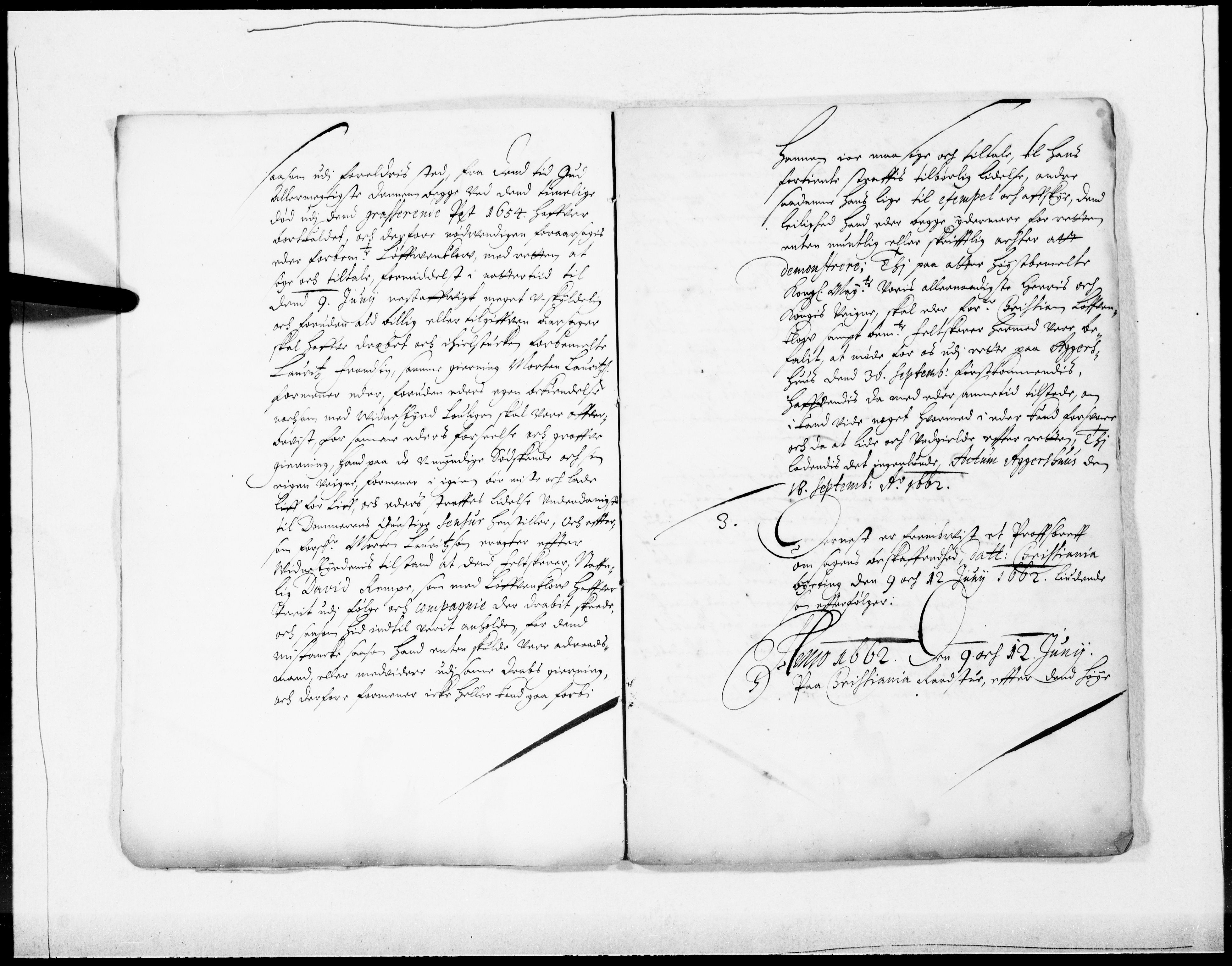 Danske Kanselli 1572-1799, AV/RA-EA-3023/F/Fc/Fcc/Fcca/L0022: Norske innlegg 1572-1799, 1662, p. 228
