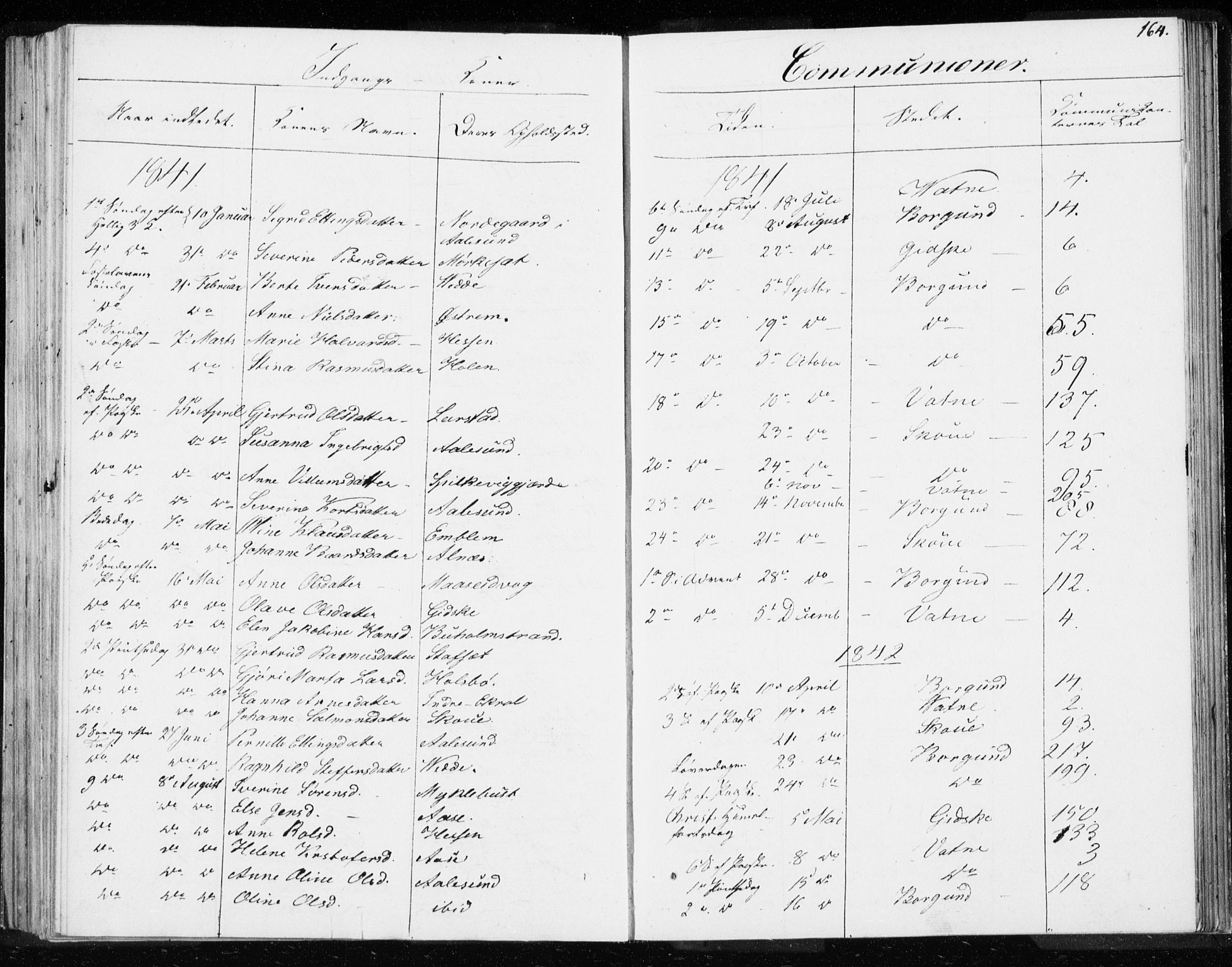 Ministerialprotokoller, klokkerbøker og fødselsregistre - Møre og Romsdal, SAT/A-1454/528/L0414: Curate's parish register no. 528B02, 1833-1844, p. 164