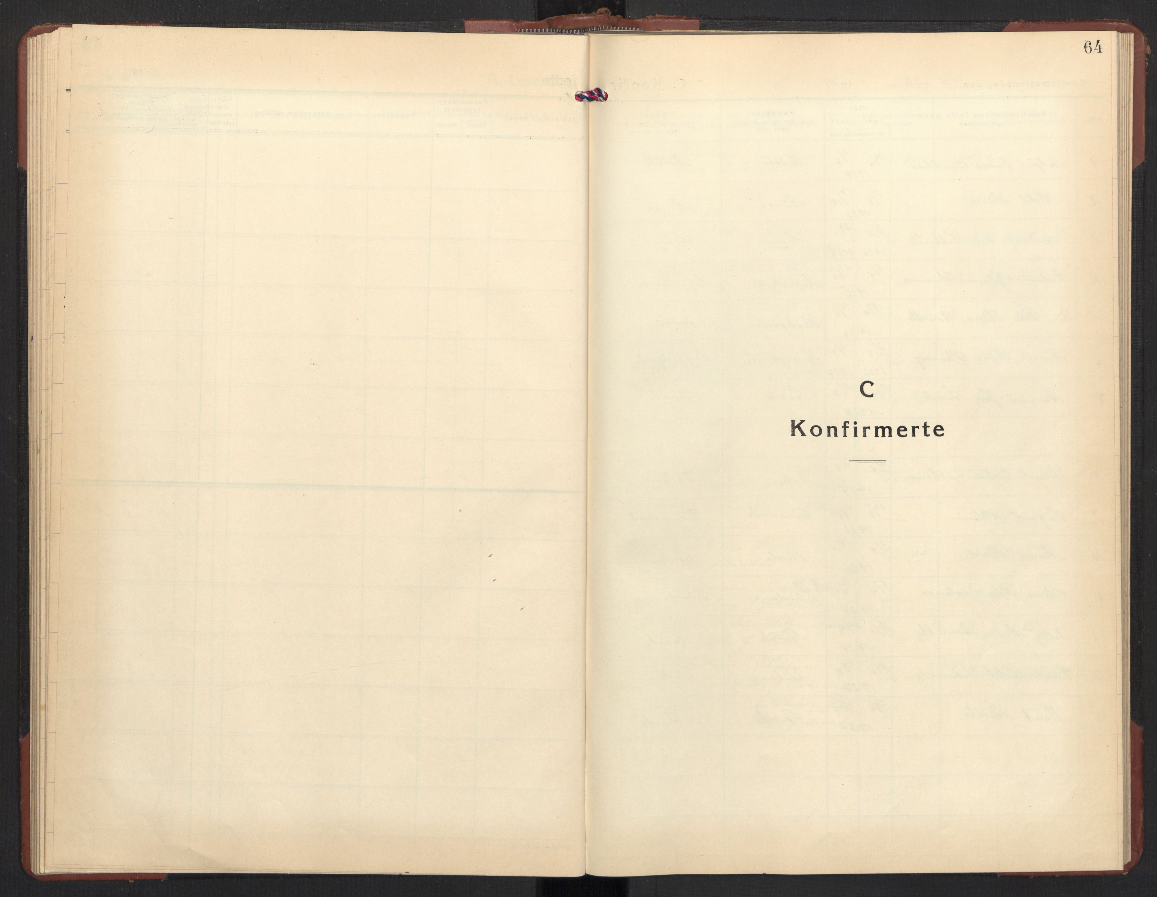 Ministerialprotokoller, klokkerbøker og fødselsregistre - Møre og Romsdal, SAT/A-1454/504/L0063: Parish register (copy) no. 504C05, 1939-1972, p. 64