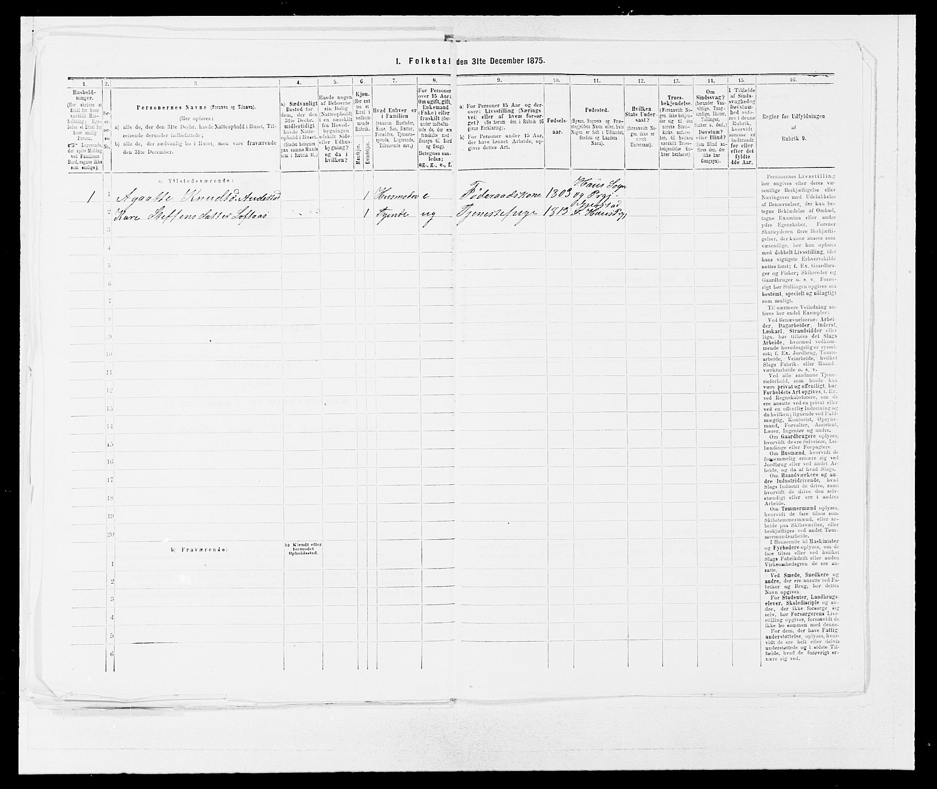 SAB, 1875 census for 1250P Haus, 1875, p. 512