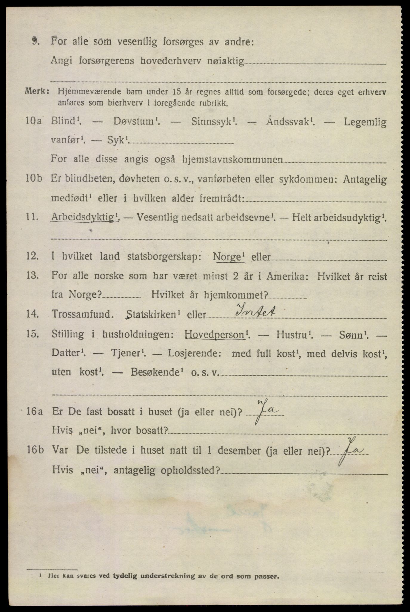 SAKO, 1920 census for Våle, 1920, p. 6161