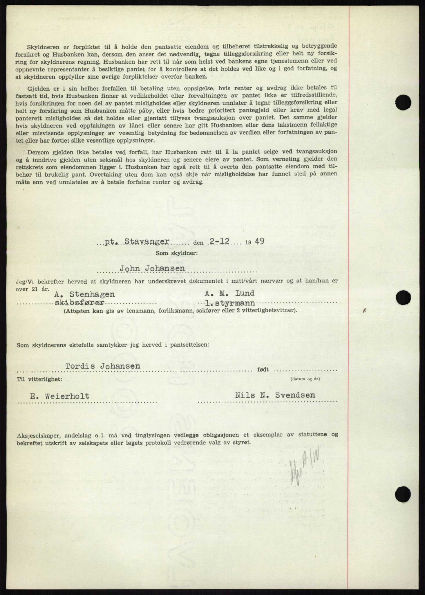 Nedenes sorenskriveri, AV/SAK-1221-0006/G/Gb/Gbb/L0007: Mortgage book no. B7, 1949-1950, Diary no: : 1973/1949