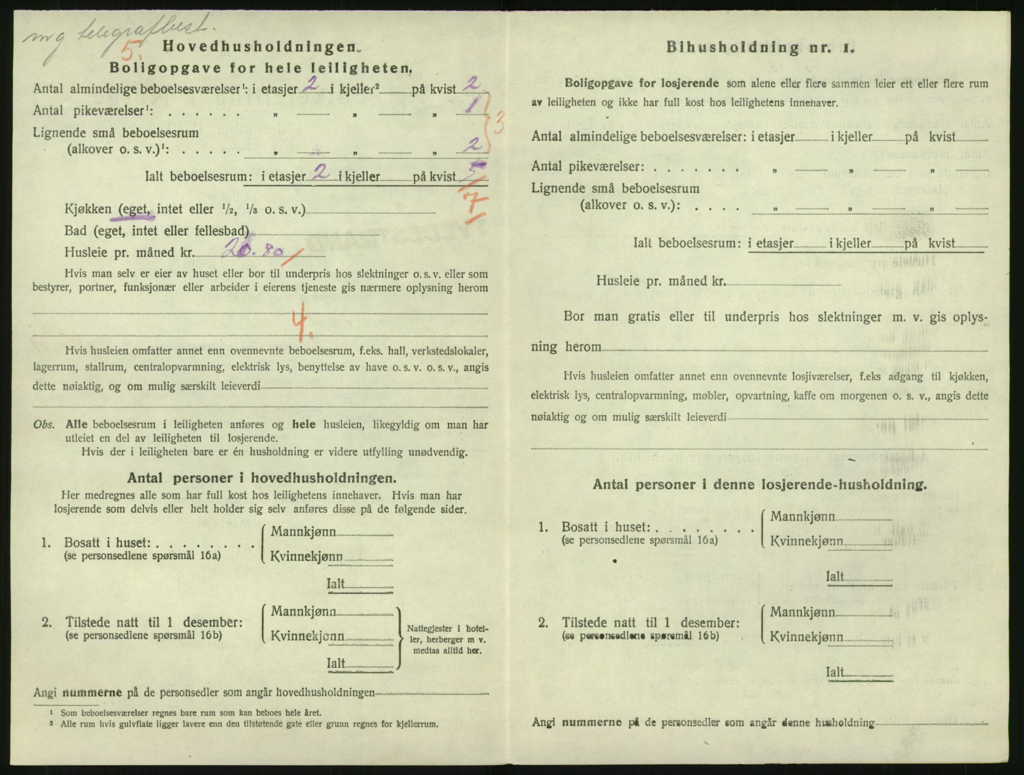 SAK, 1920 census for Tvedestrand, 1920, p. 892