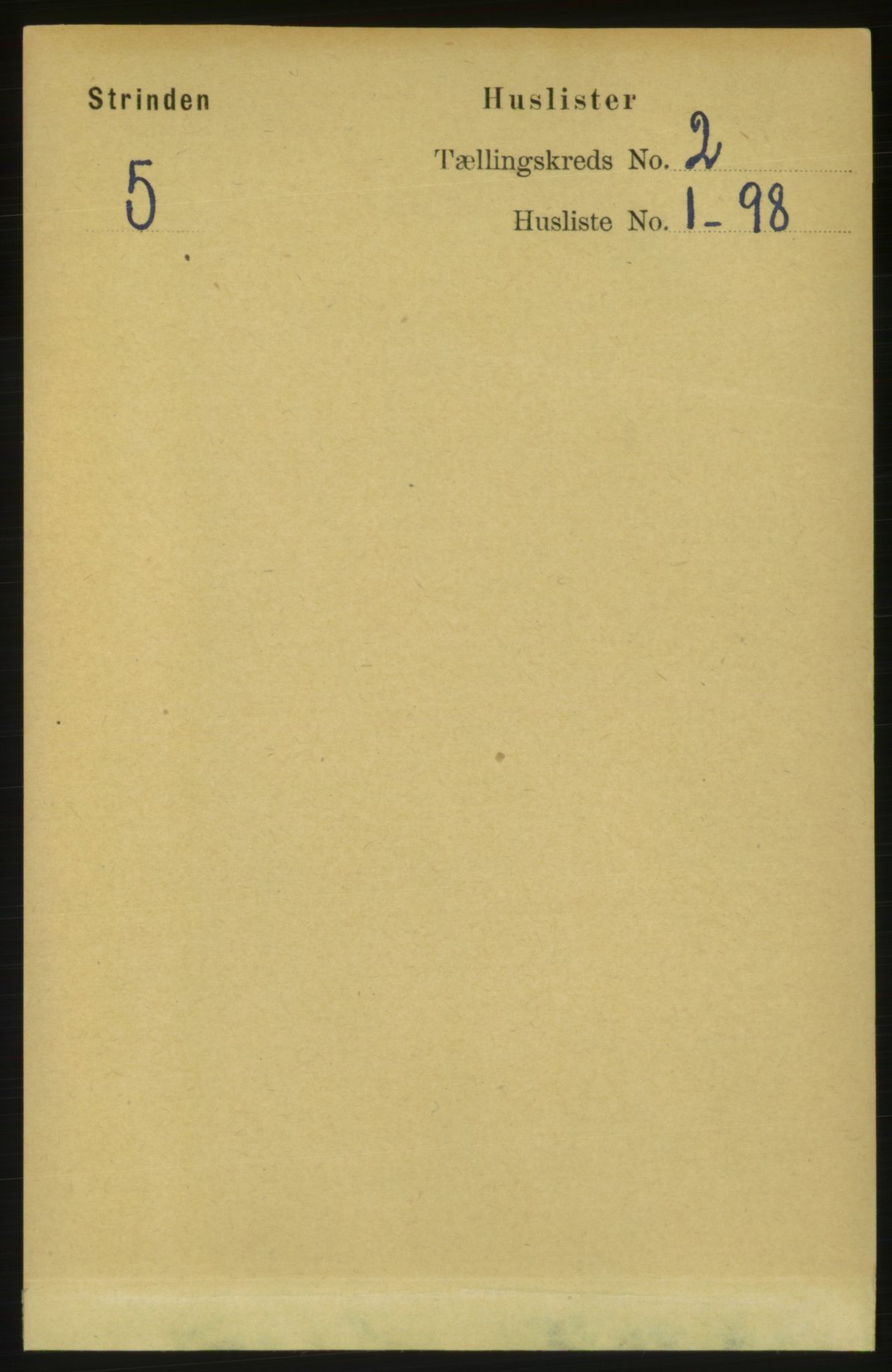 RA, 1891 census for 1660 Strinda, 1891, p. 687