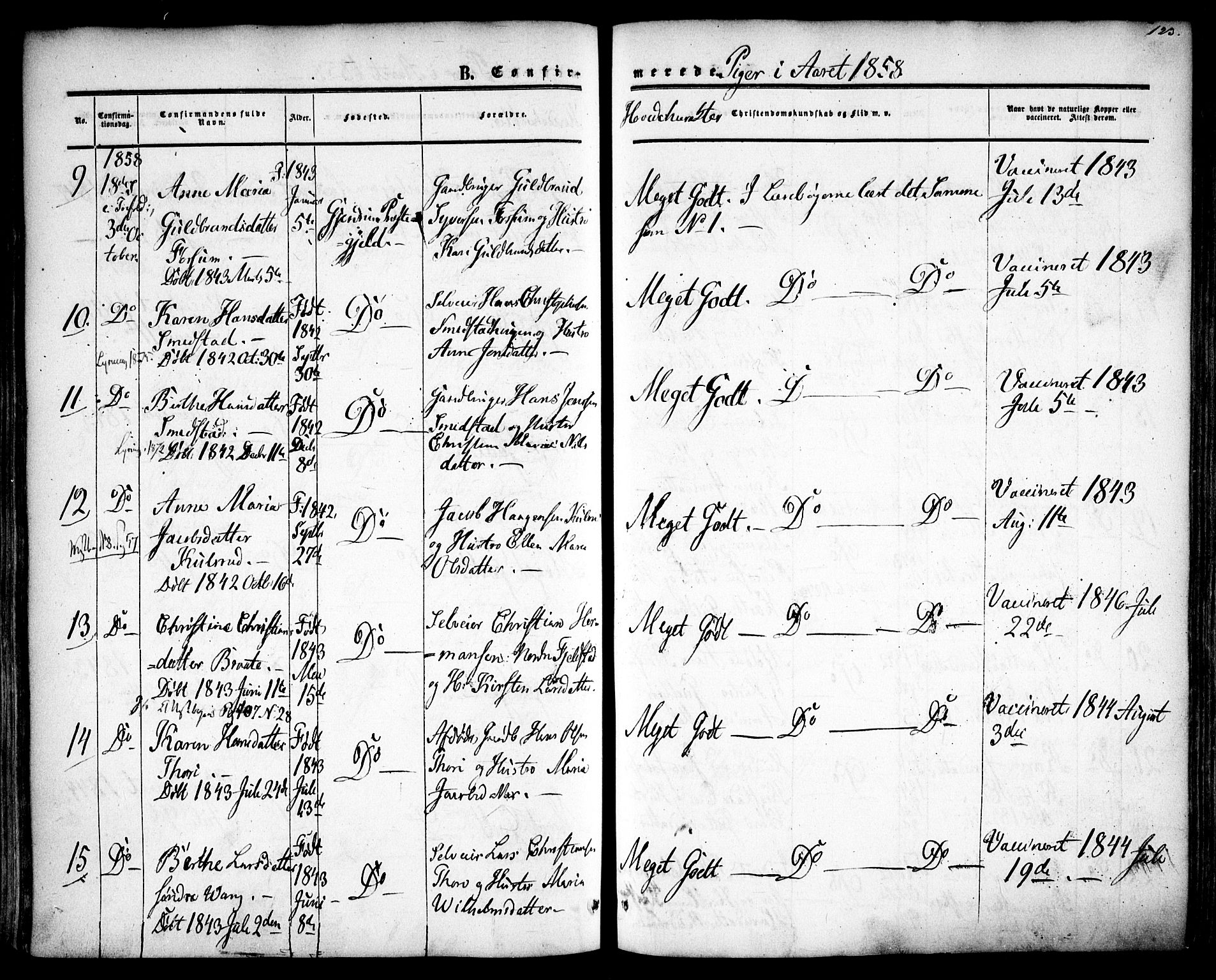 Gjerdrum prestekontor Kirkebøker, AV/SAO-A-10412b/F/Fa/L0007: Parish register (official) no. I 7, 1857-1866, p. 123