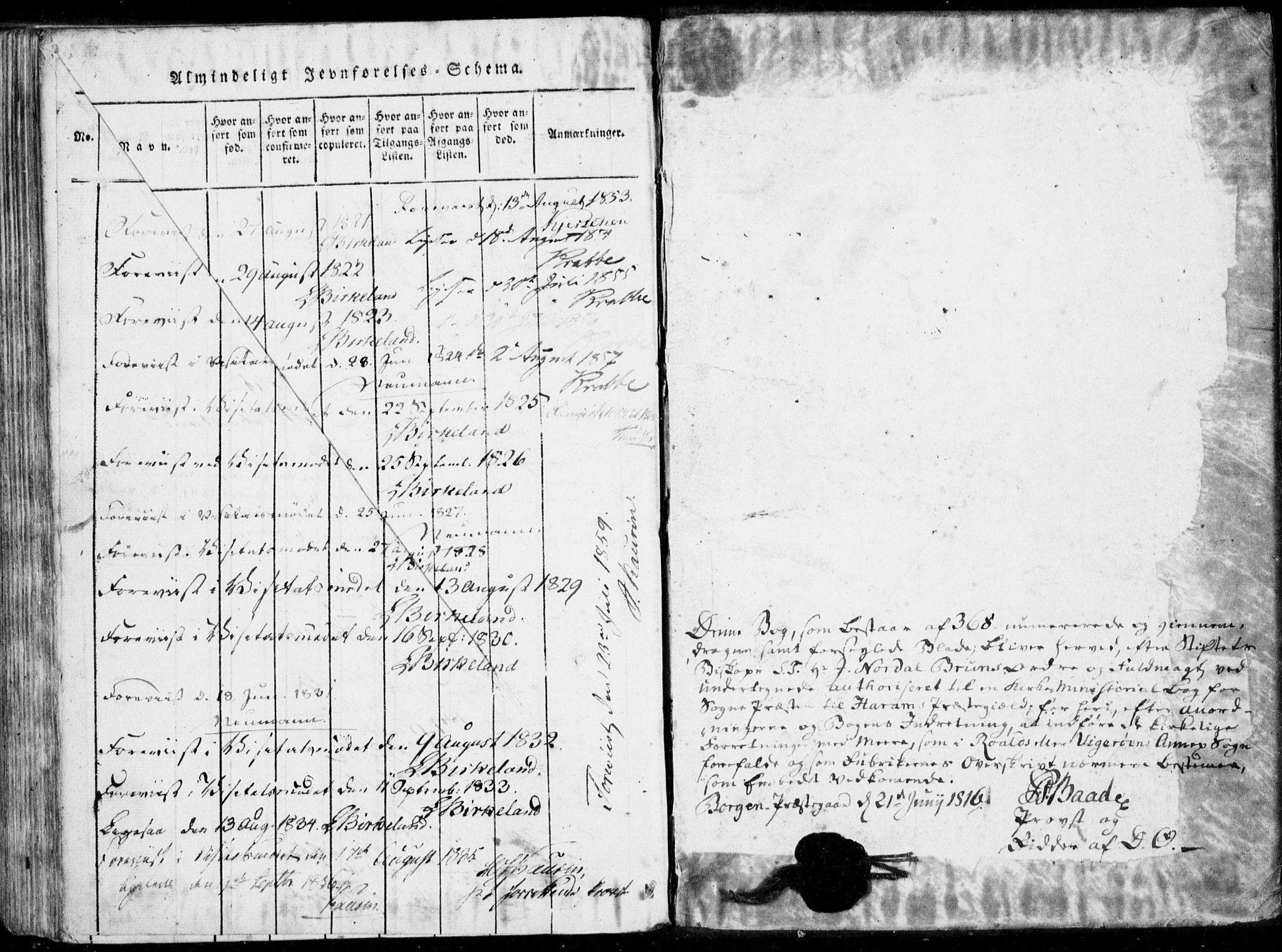 Ministerialprotokoller, klokkerbøker og fødselsregistre - Møre og Romsdal, SAT/A-1454/537/L0517: Parish register (official) no. 537A01, 1818-1862