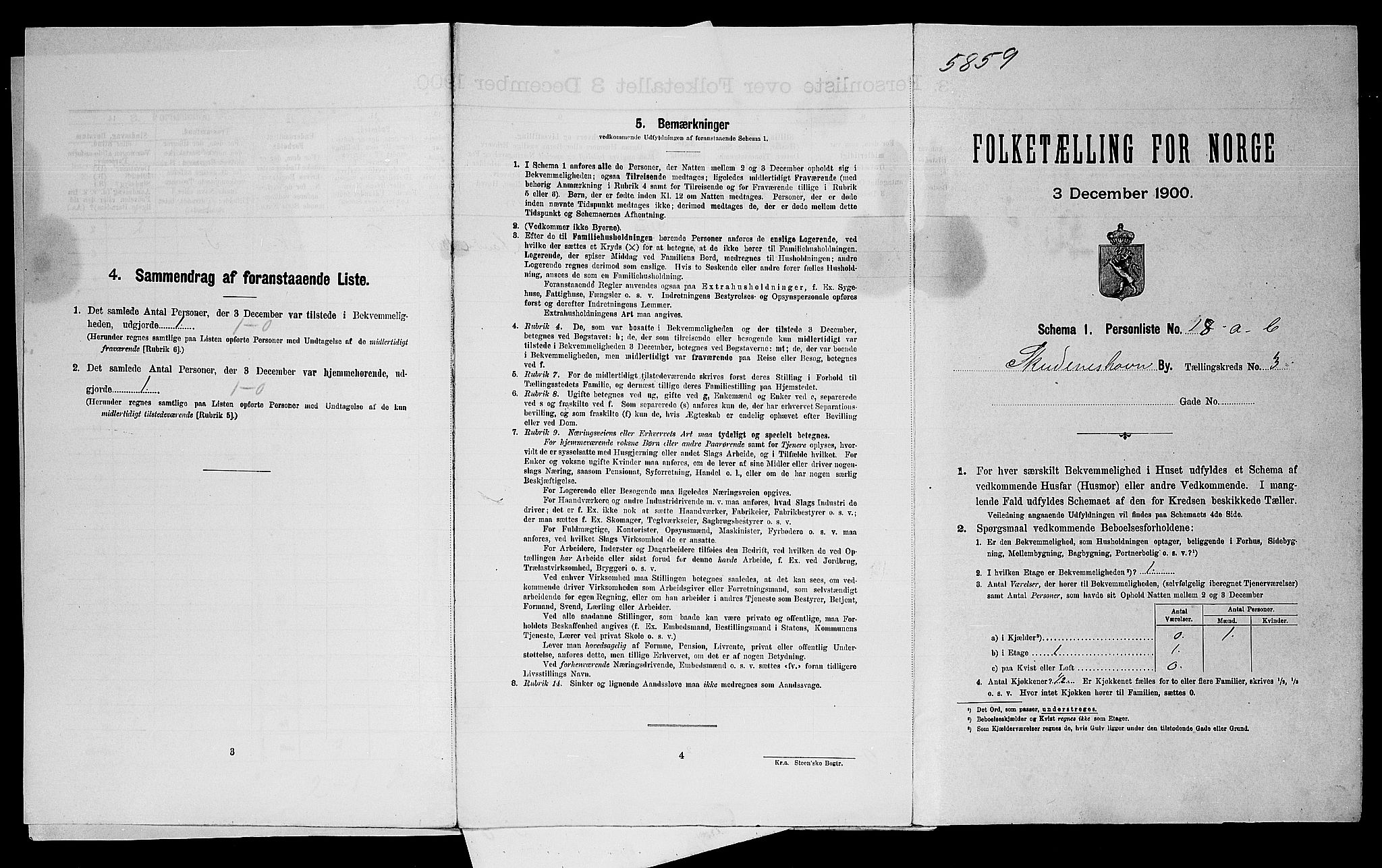 SAST, 1900 census for Skudeneshavn, 1900, p. 623