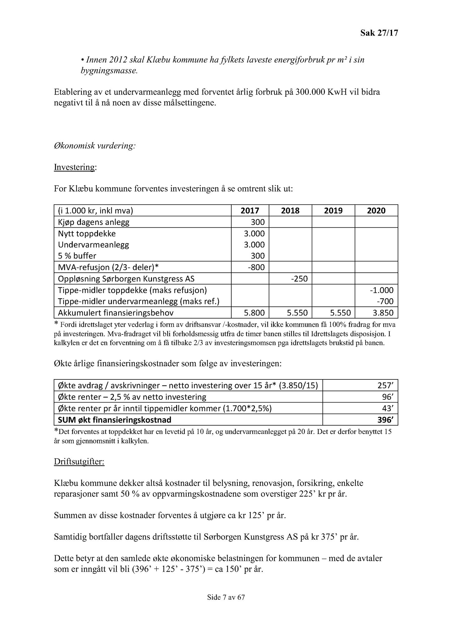 Klæbu Kommune, TRKO/KK/01-KS/L010: Kommunestyret - Møtedokumenter, 2017, p. 717