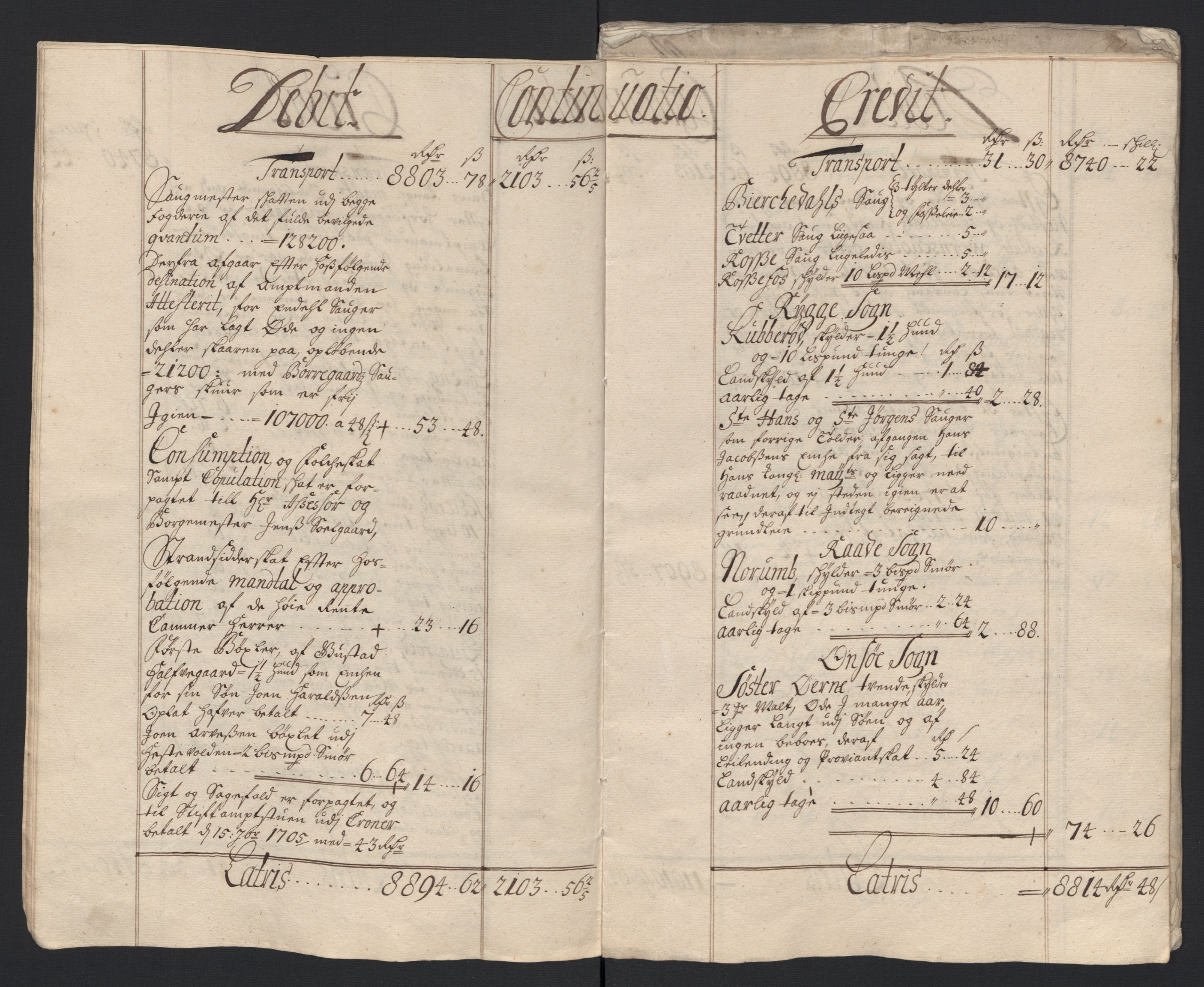 Rentekammeret inntil 1814, Reviderte regnskaper, Fogderegnskap, AV/RA-EA-4092/R04/L0133: Fogderegnskap Moss, Onsøy, Tune, Veme og Åbygge, 1705-1706, p. 7