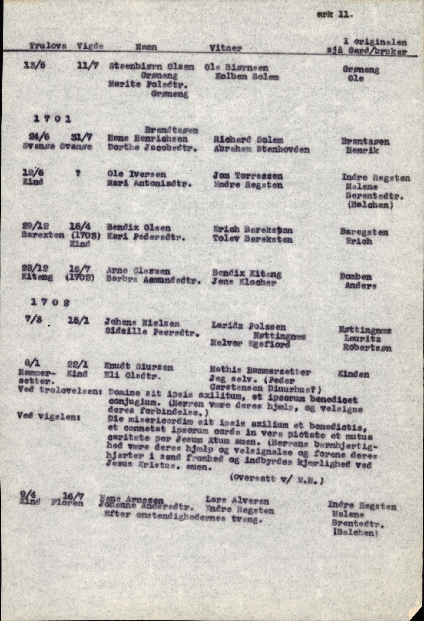 Samling av fulltekstavskrifter, SAB/FULLTEKST/B/14/0009: Kinn sokneprestembete, ministerialbok nr. A 1, 1689-1729, p. 9
