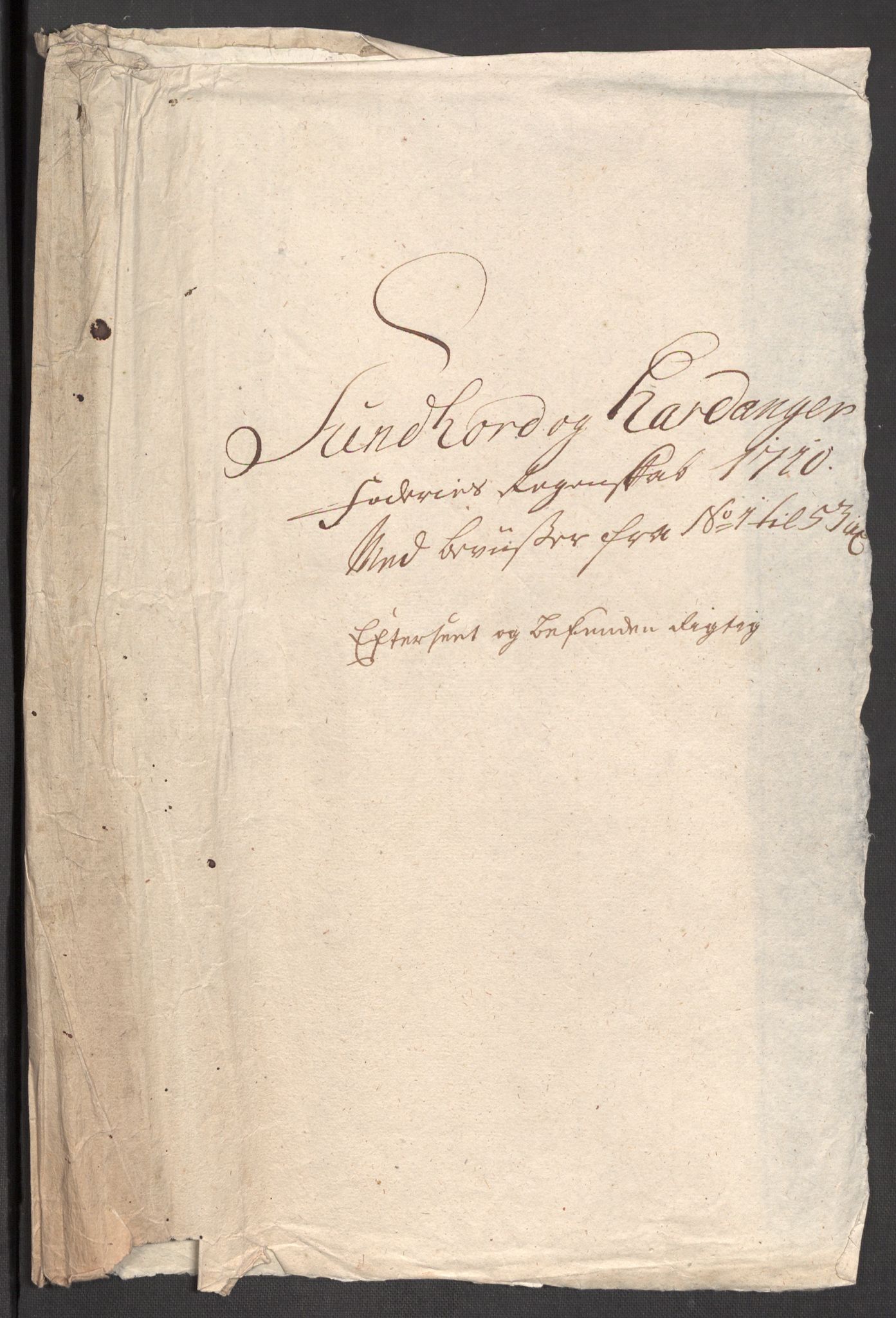 Rentekammeret inntil 1814, Reviderte regnskaper, Fogderegnskap, RA/EA-4092/R48/L2986: Fogderegnskap Sunnhordland og Hardanger, 1709-1710, p. 332