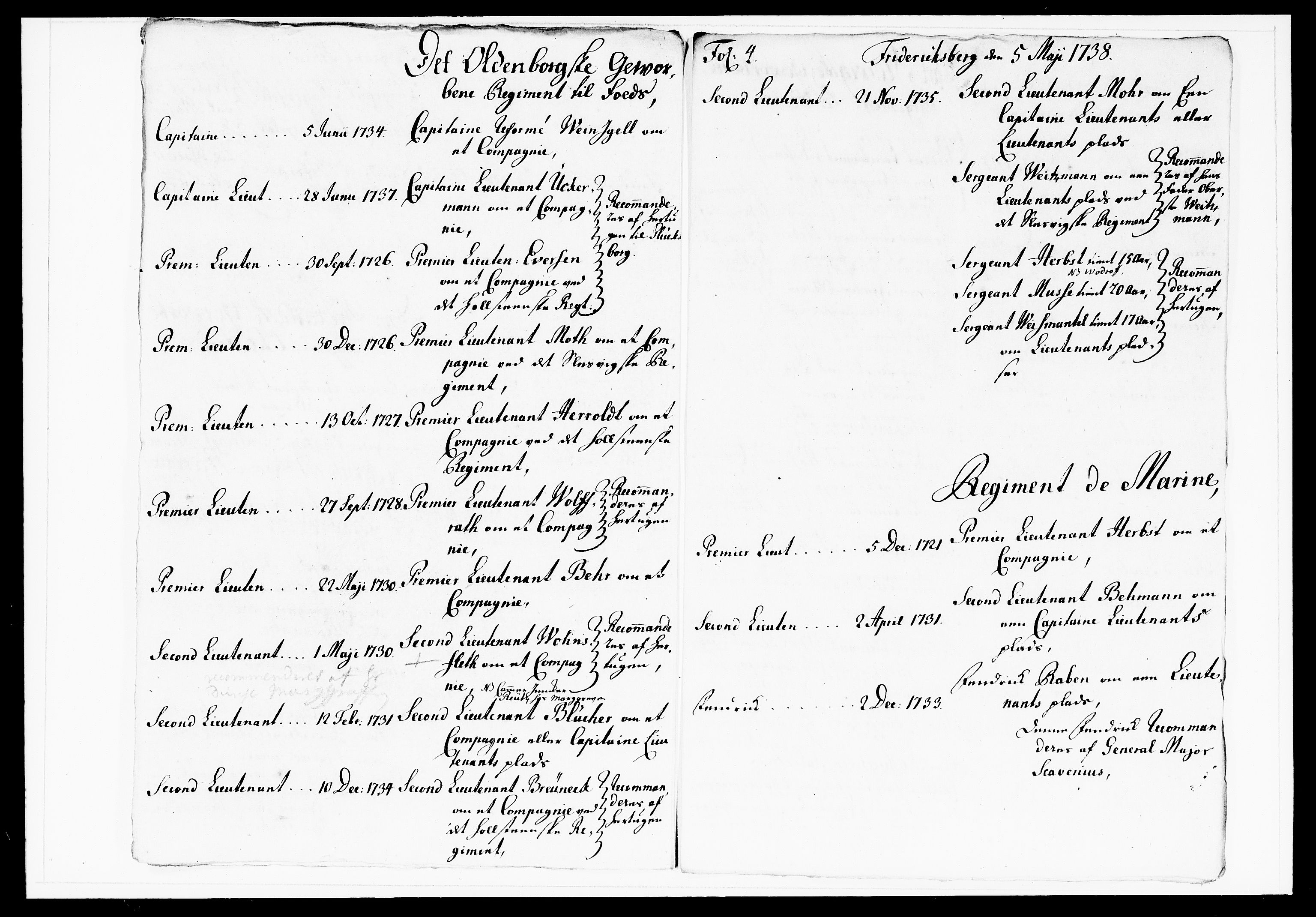 Krigskollegiet, Krigskancelliet, DRA/A-0006/-/1143-1150: Refererede sager, 1738, p. 201
