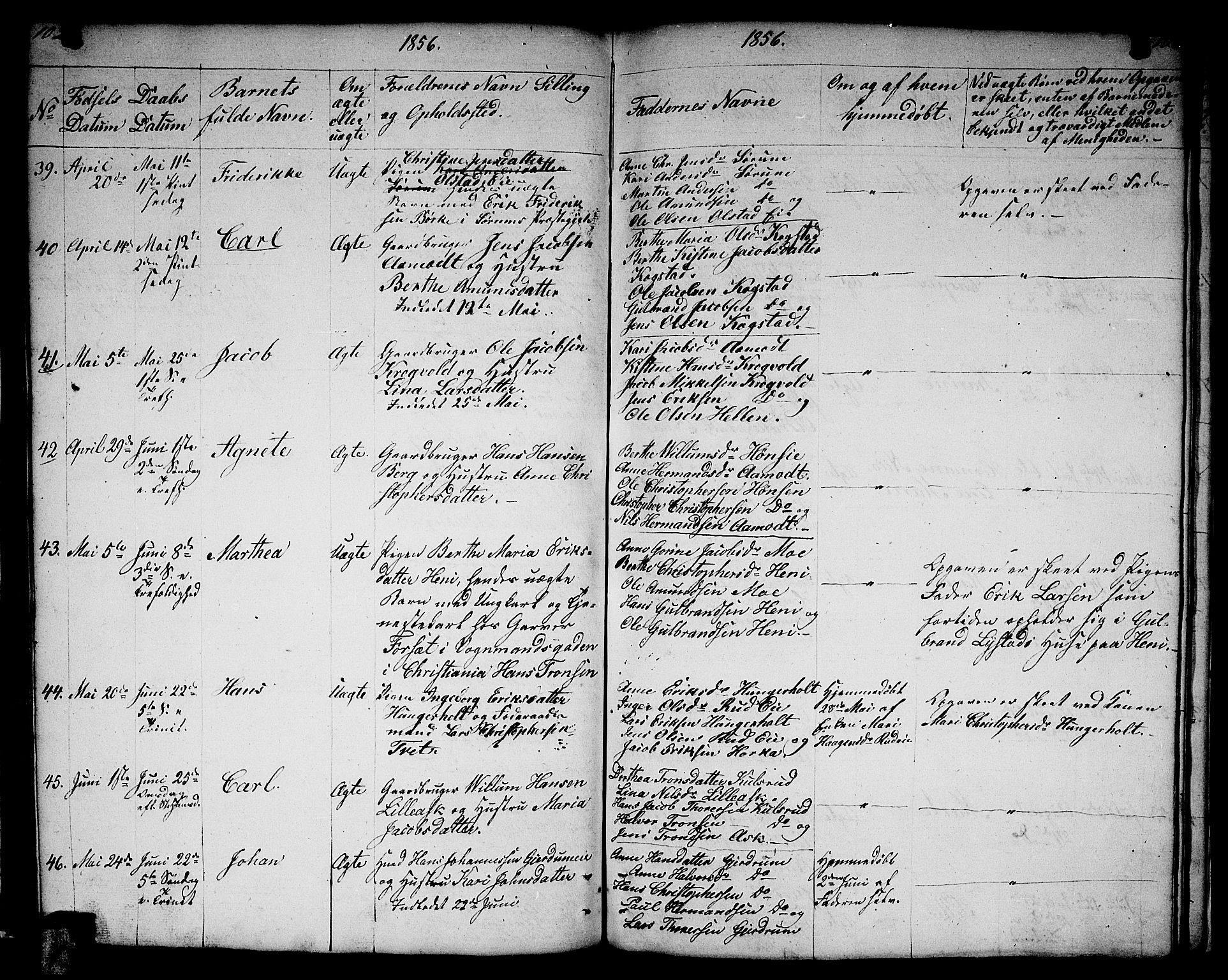 Gjerdrum prestekontor Kirkebøker, AV/SAO-A-10412b/G/Ga/L0003: Parish register (copy) no. I 3, 1851-1858, p. 102-103