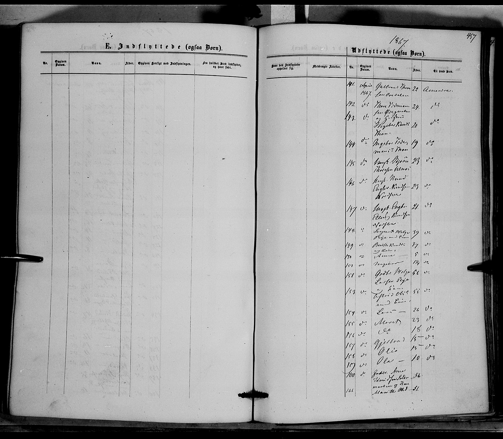 Nord-Aurdal prestekontor, AV/SAH-PREST-132/H/Ha/Haa/L0008: Parish register (official) no. 8, 1863-1875, p. 457