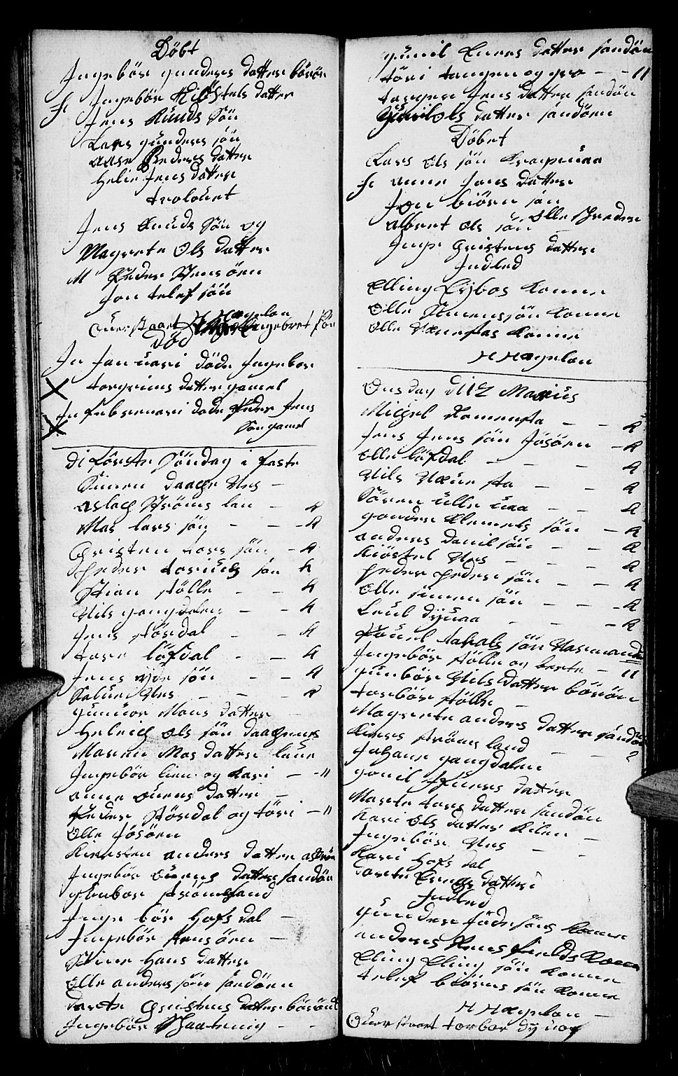 Dypvåg sokneprestkontor, AV/SAK-1111-0007/F/Fb/Fba/L0005: Parish register (copy) no. B 5, 1732-1746, p. 83