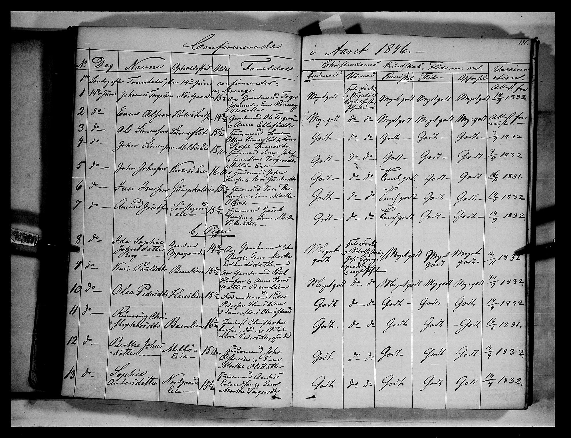 Gausdal prestekontor, AV/SAH-PREST-090/H/Ha/Haa/L0007: Parish register (official) no. 7, 1840-1850, p. 180