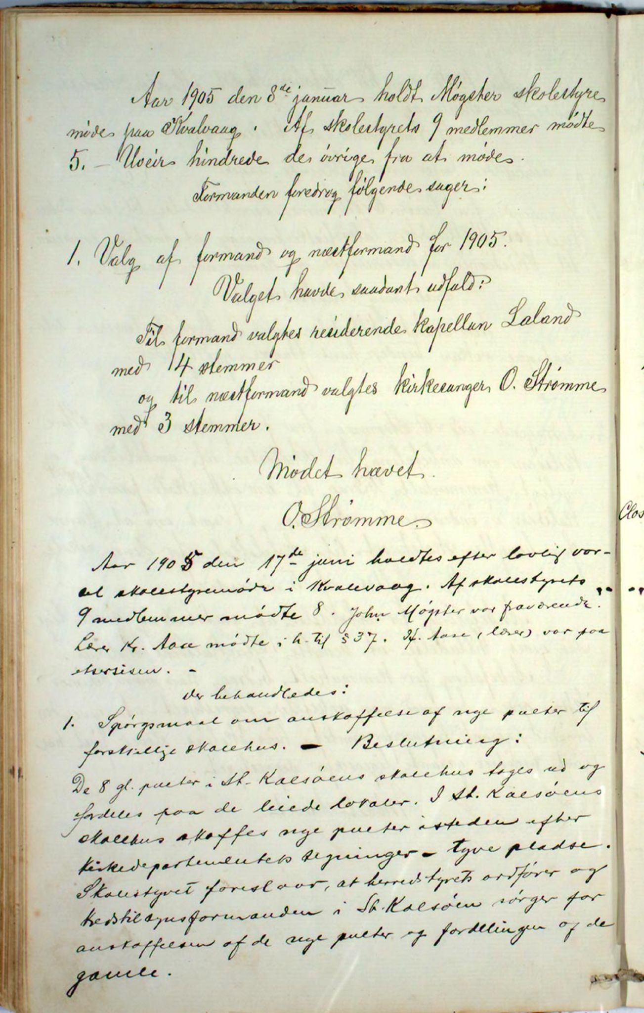 Austevoll kommune. Skulestyret, IKAH/1244-211/A/Aa/L0001: Møtebok for Møkster skulestyre, 1878-1910, p. 65b