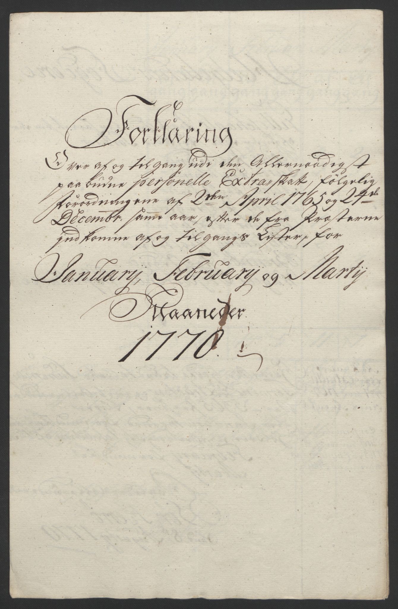 Rentekammeret inntil 1814, Reviderte regnskaper, Fogderegnskap, AV/RA-EA-4092/R65/L4573: Ekstraskatten Helgeland, 1762-1772, p. 268