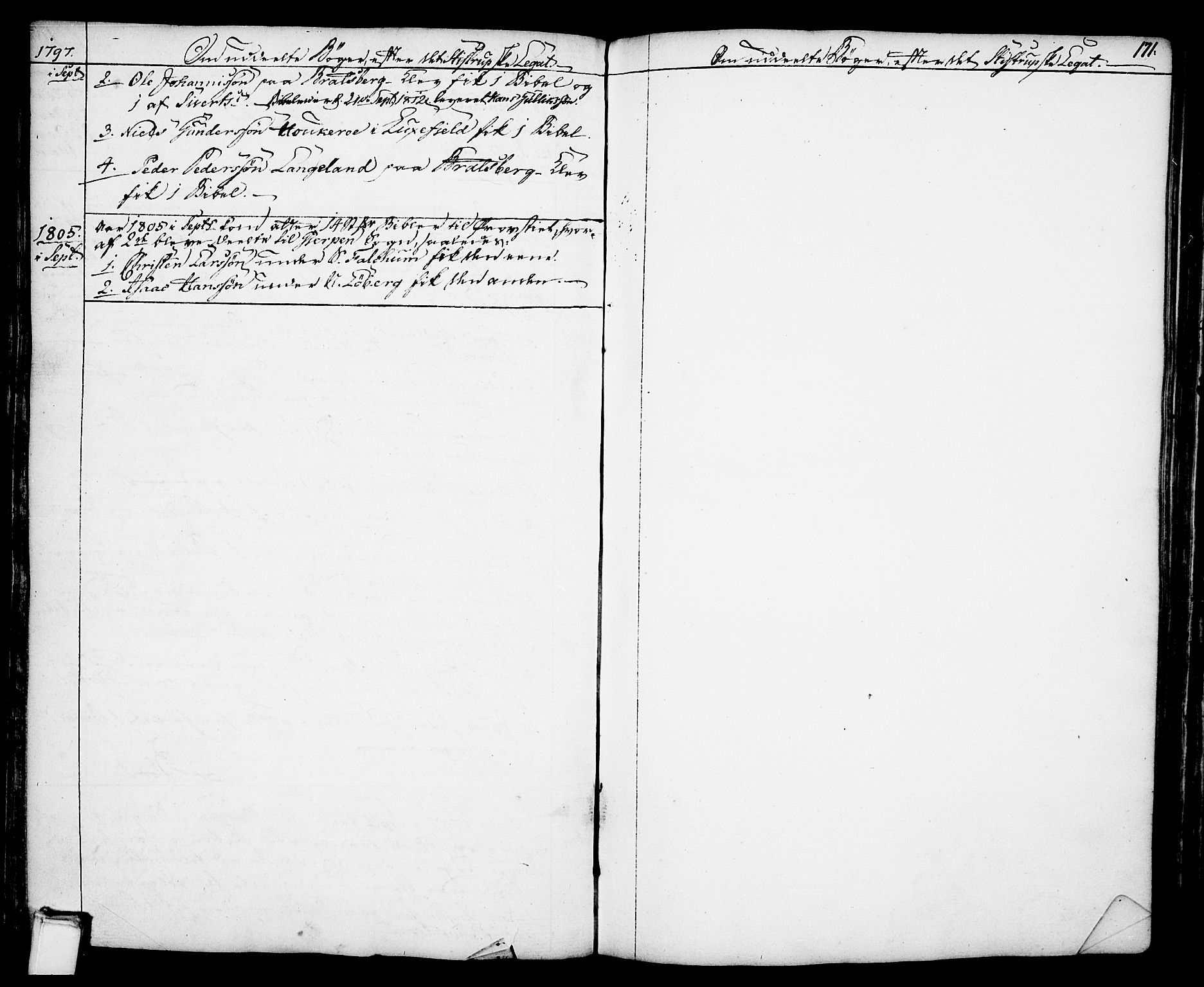Gjerpen kirkebøker, SAKO/A-265/F/Fa/L0002: Parish register (official) no. I 2, 1747-1795, p. 171