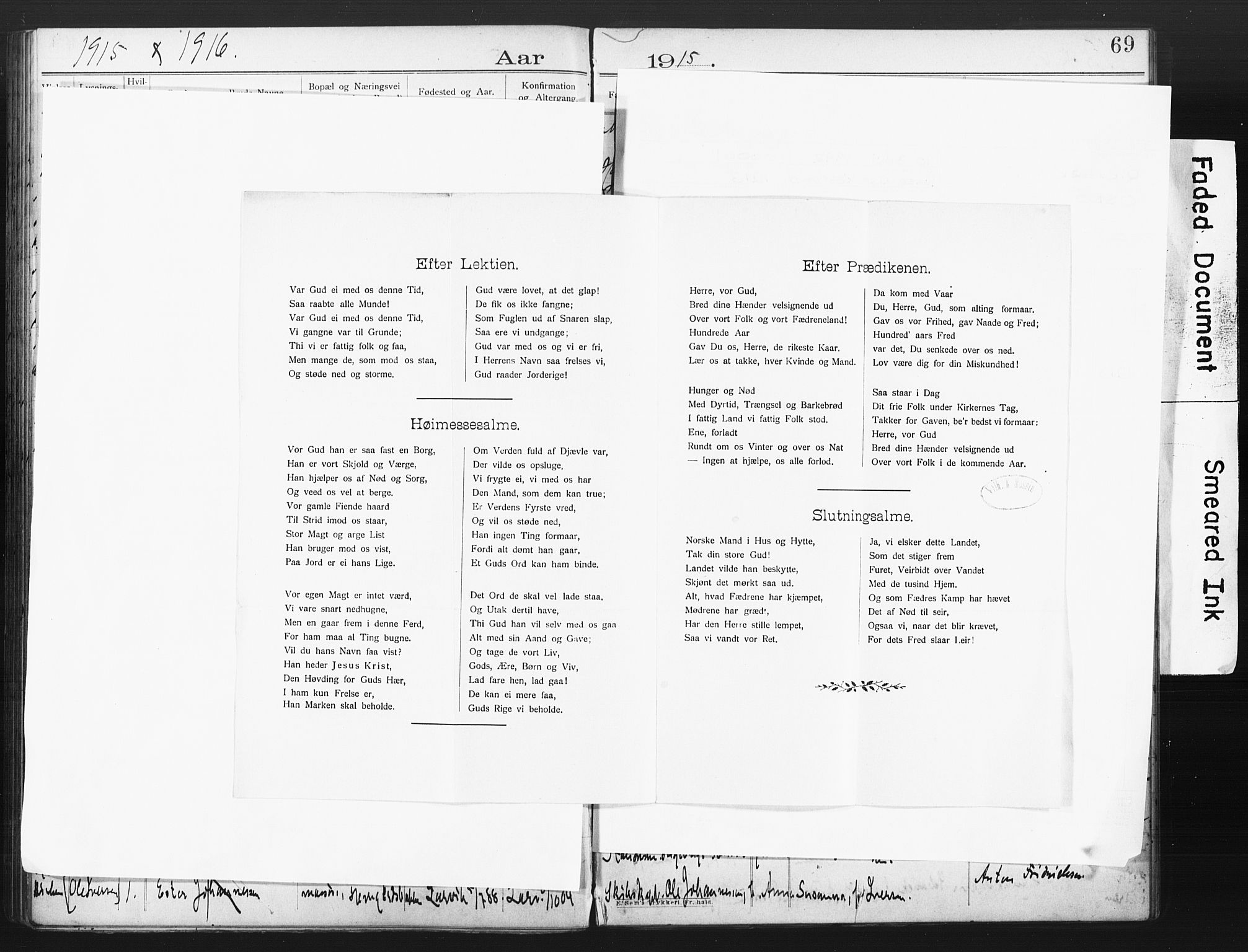 Larvik kirkebøker, AV/SAKO-A-352/H/Ha/L0003: Banns register no. 3, 1907-1918, p. 69