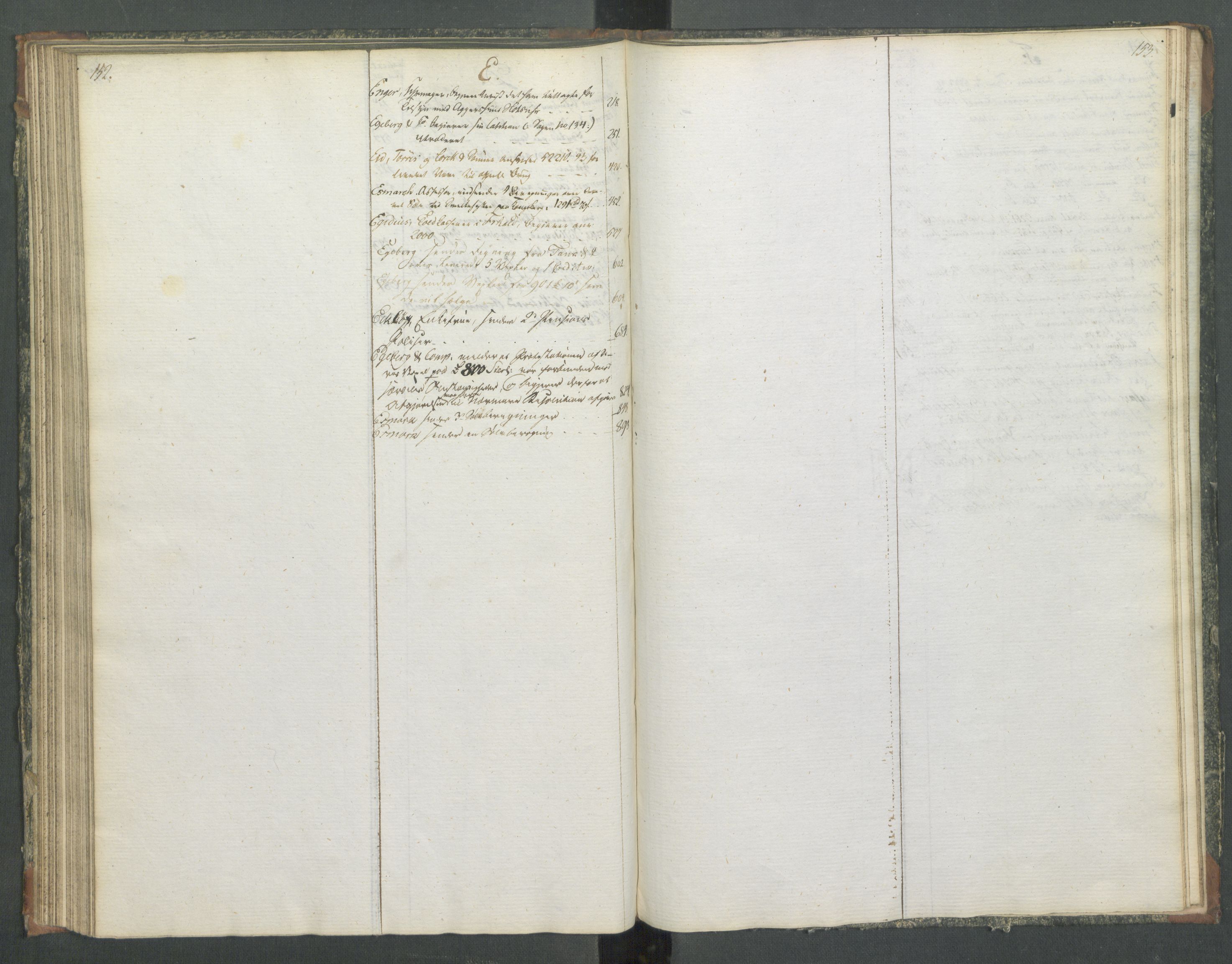 Departementene i 1814, AV/RA-S-3899/Fa/L0014: Bokholderkontoret - Register til journalen, 1814-1815, p. 152-153