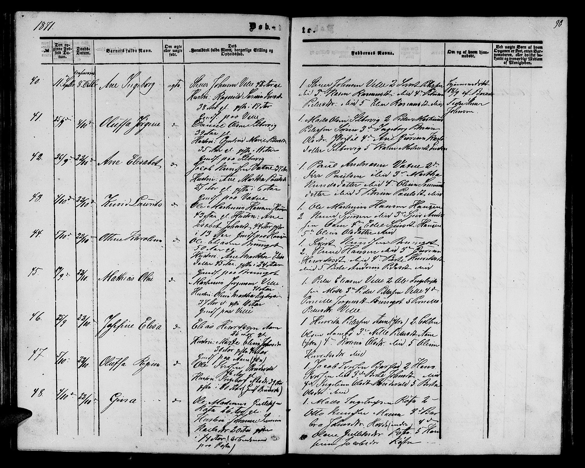 Ministerialprotokoller, klokkerbøker og fødselsregistre - Møre og Romsdal, AV/SAT-A-1454/513/L0188: Parish register (copy) no. 513C02, 1865-1882, p. 90