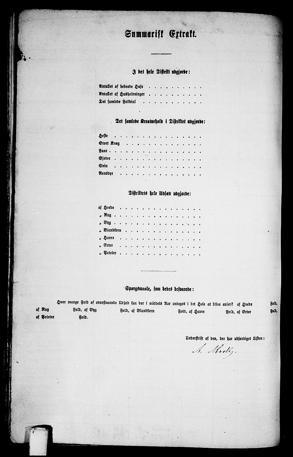 RA, 1865 census for Rennebu, 1865, p. 52