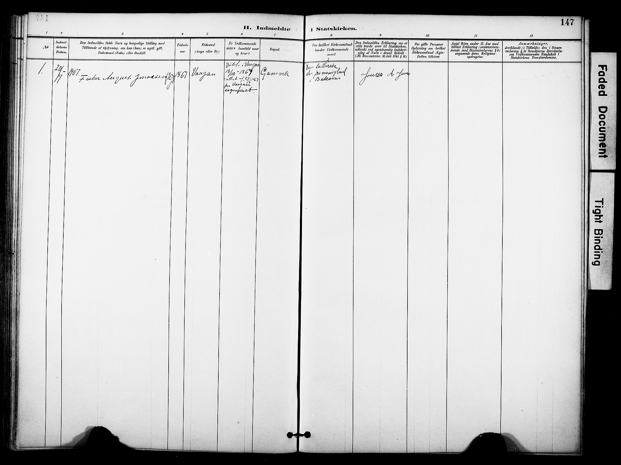 Tana sokneprestkontor, SATØ/S-1334/H/Ha/L0006kirke: Parish register (official) no. 6, 1892-1908, p. 147