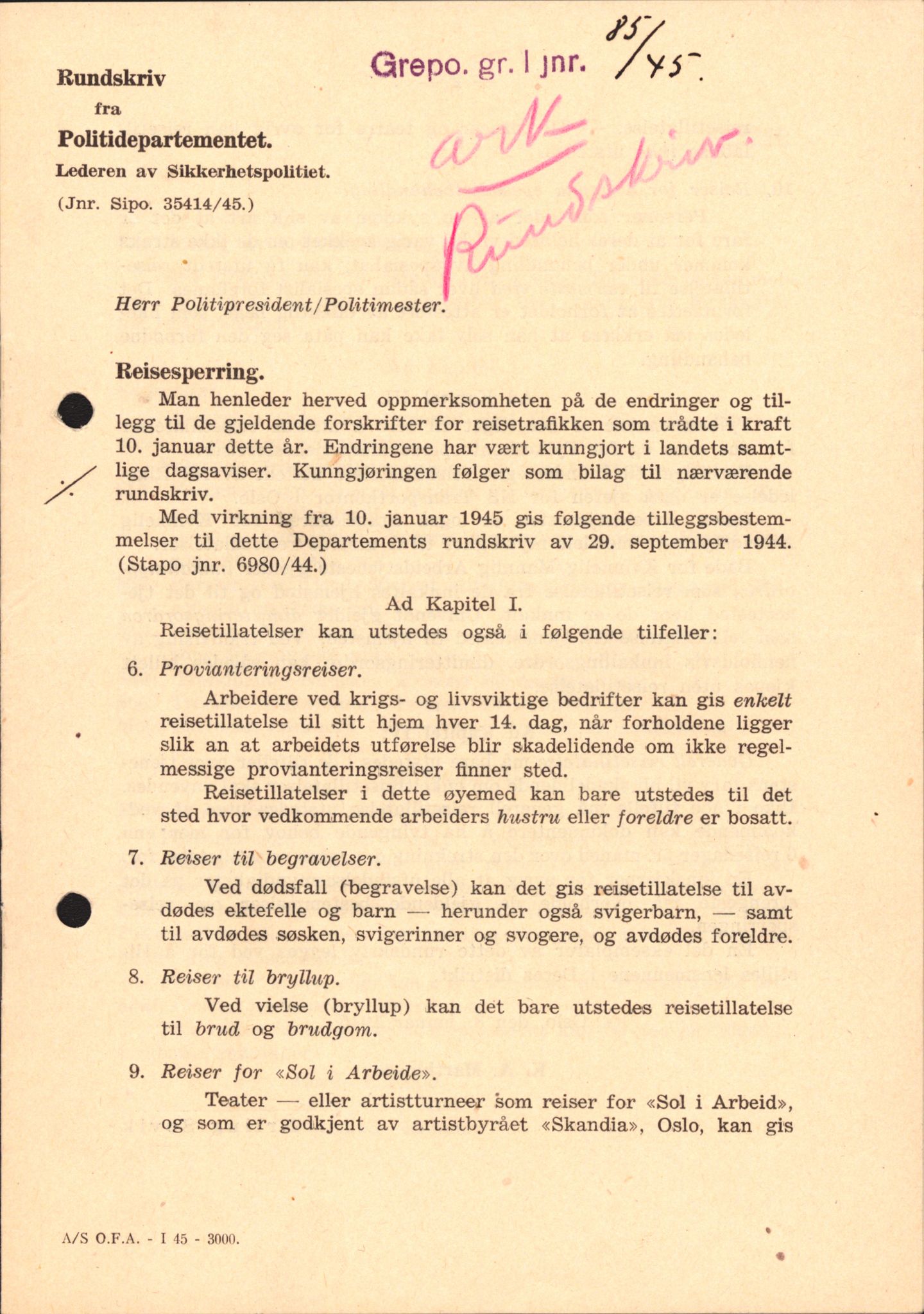 Forsvarets Overkommando. 2 kontor. Arkiv 11.4. Spredte tyske arkivsaker, AV/RA-RAFA-7031/D/Dar/Darc/L0006: BdSN, 1942-1945, p. 1334