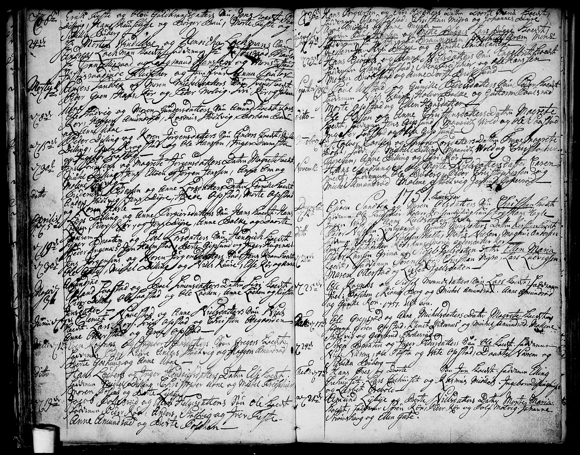 Rygge prestekontor Kirkebøker, AV/SAO-A-10084b/F/Fa/L0001: Parish register (official) no. 1, 1725-1771, p. 60-61