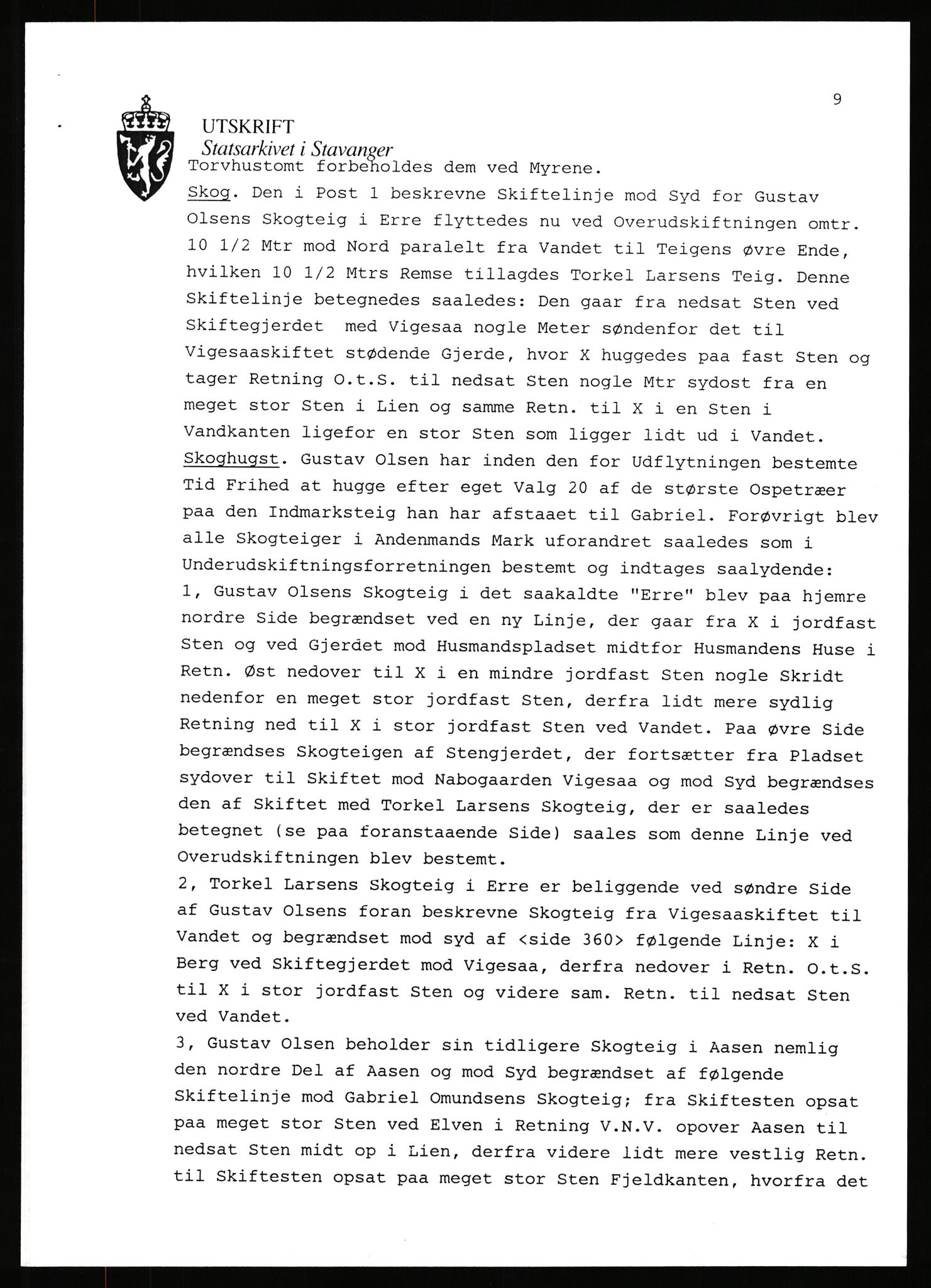 Statsarkivet i Stavanger, AV/SAST-A-101971/03/Y/Yj/L0094: Avskrifter sortert etter gårdsnavn: Vetrhus - Vik i Nerstrand, 1750-1930, p. 447