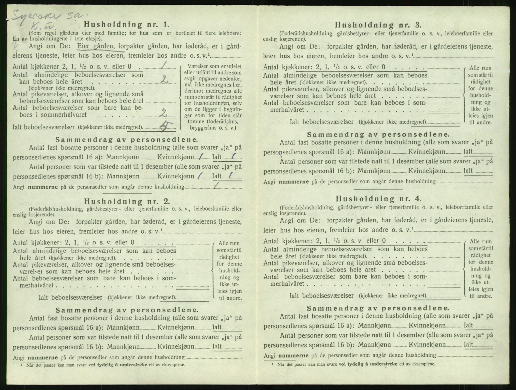 SAT, 1920 census for Norddal, 1920, p. 404