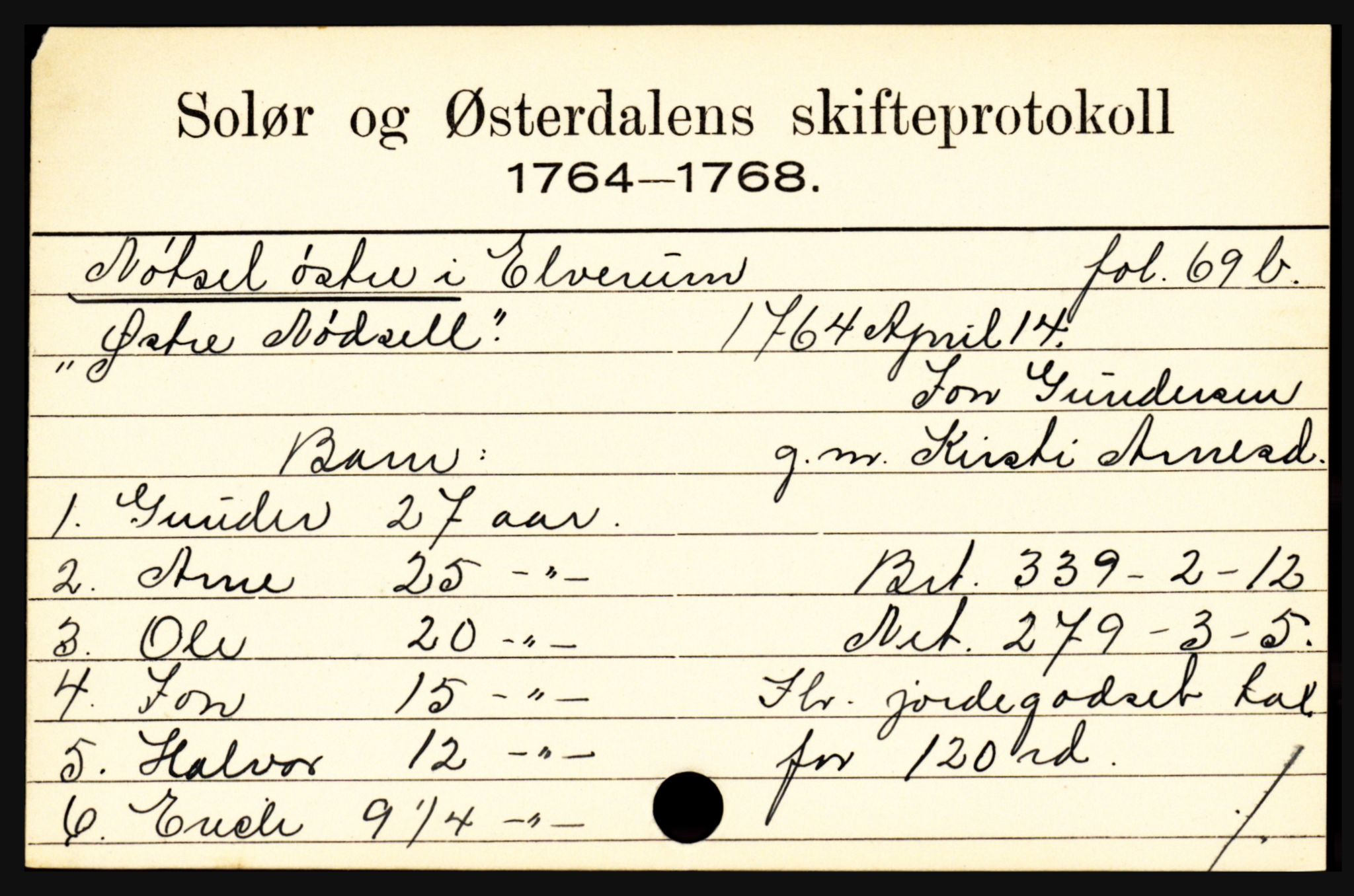 Solør og Østerdalen sorenskriveri, SAH/TING-024/J, 1716-1774, p. 4361